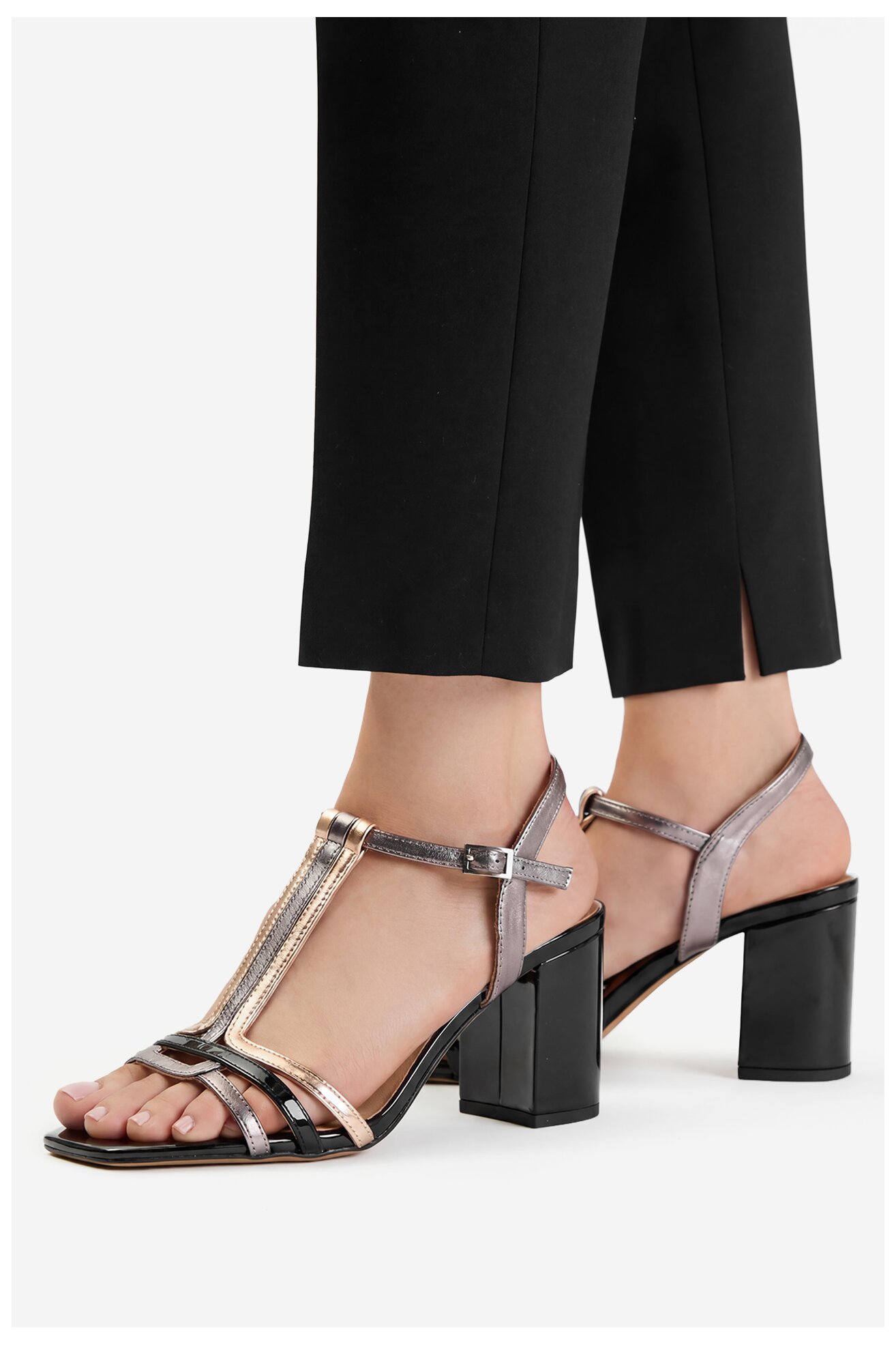 Sandale Lasocki CEO-MANSY-01 STARO SREBRO