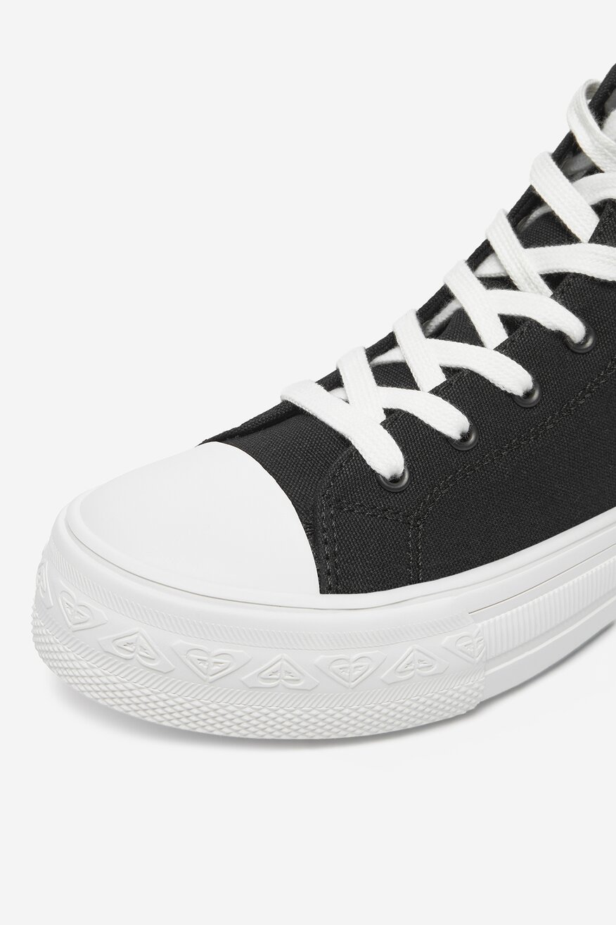 Pantofi pânză ROXY NEGRU - 5906751022412