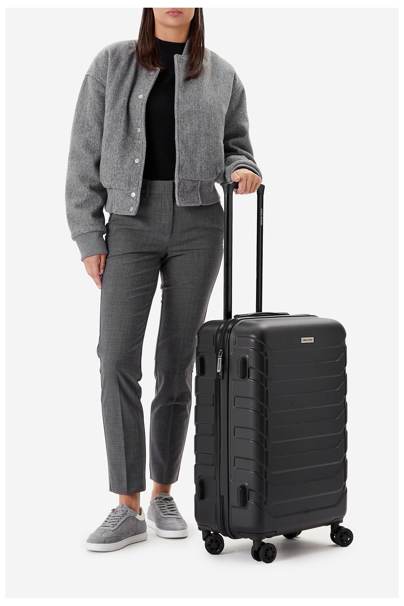 Walizka Gino Rossi GIN-M-001-05-BLACK Czarny