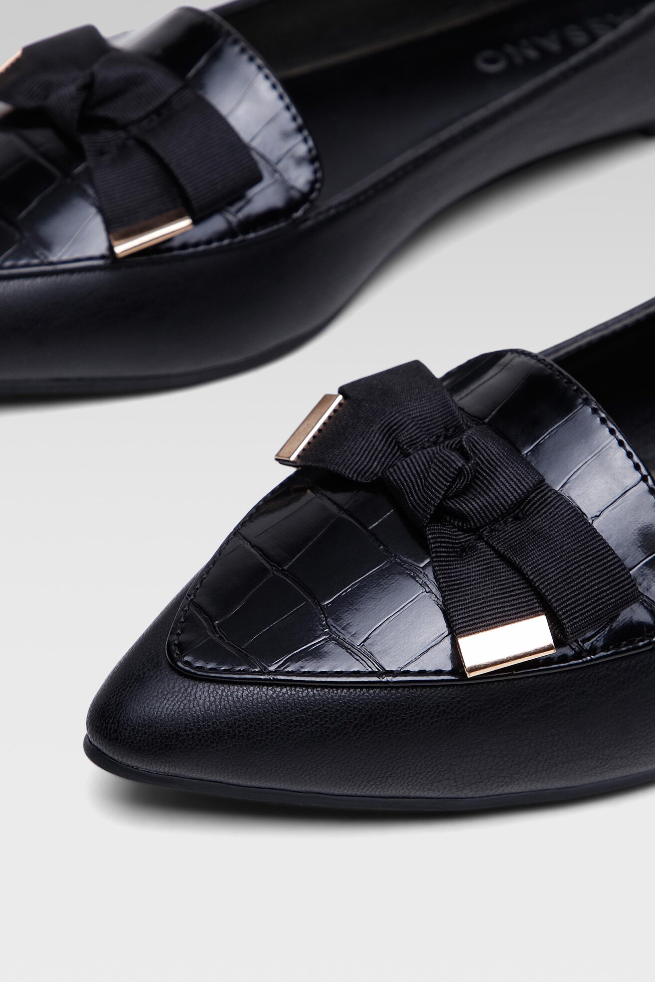 Baleriny Bassano AGT210302 Czarny