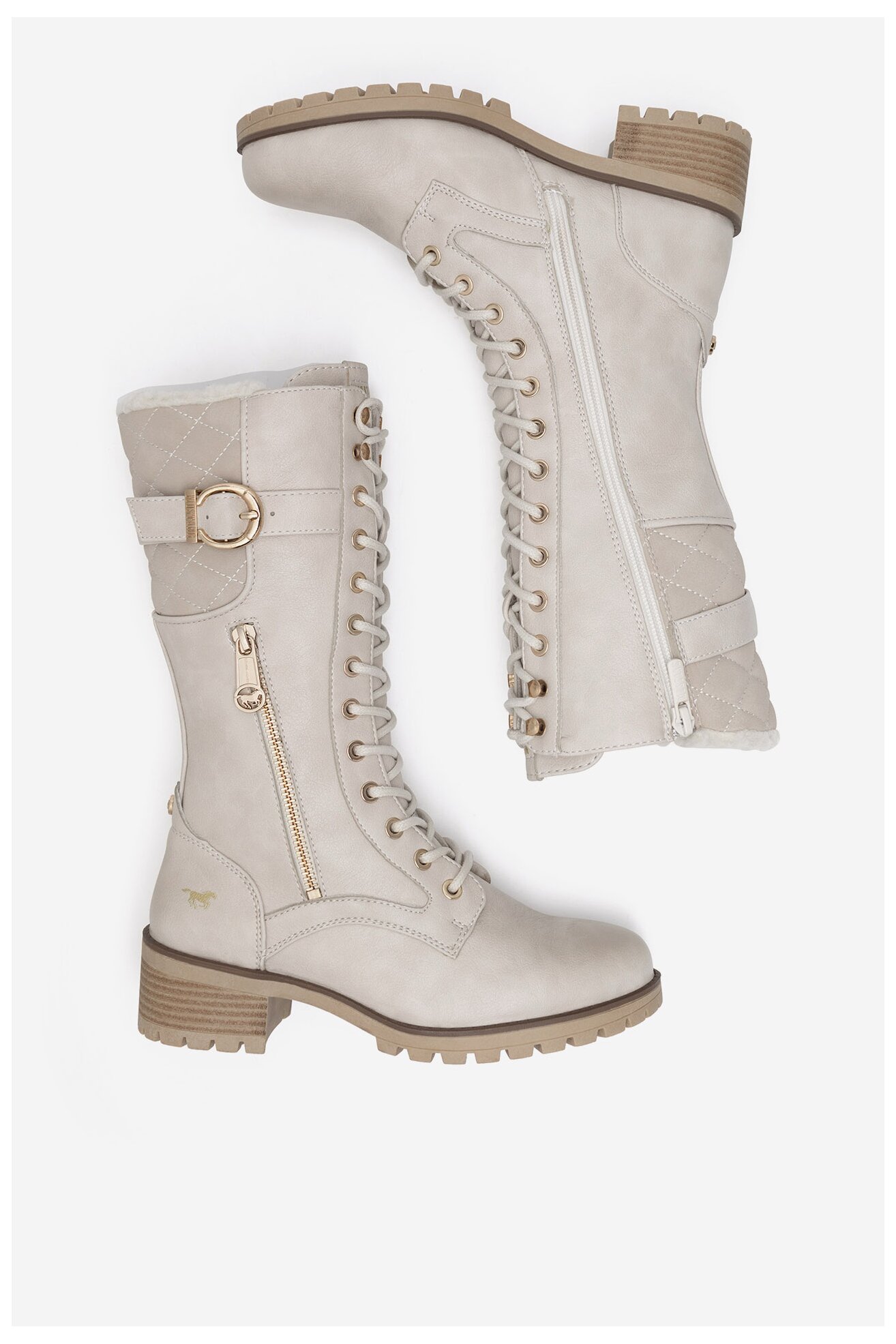 Боти Mustang 1435-602 БЯЛ