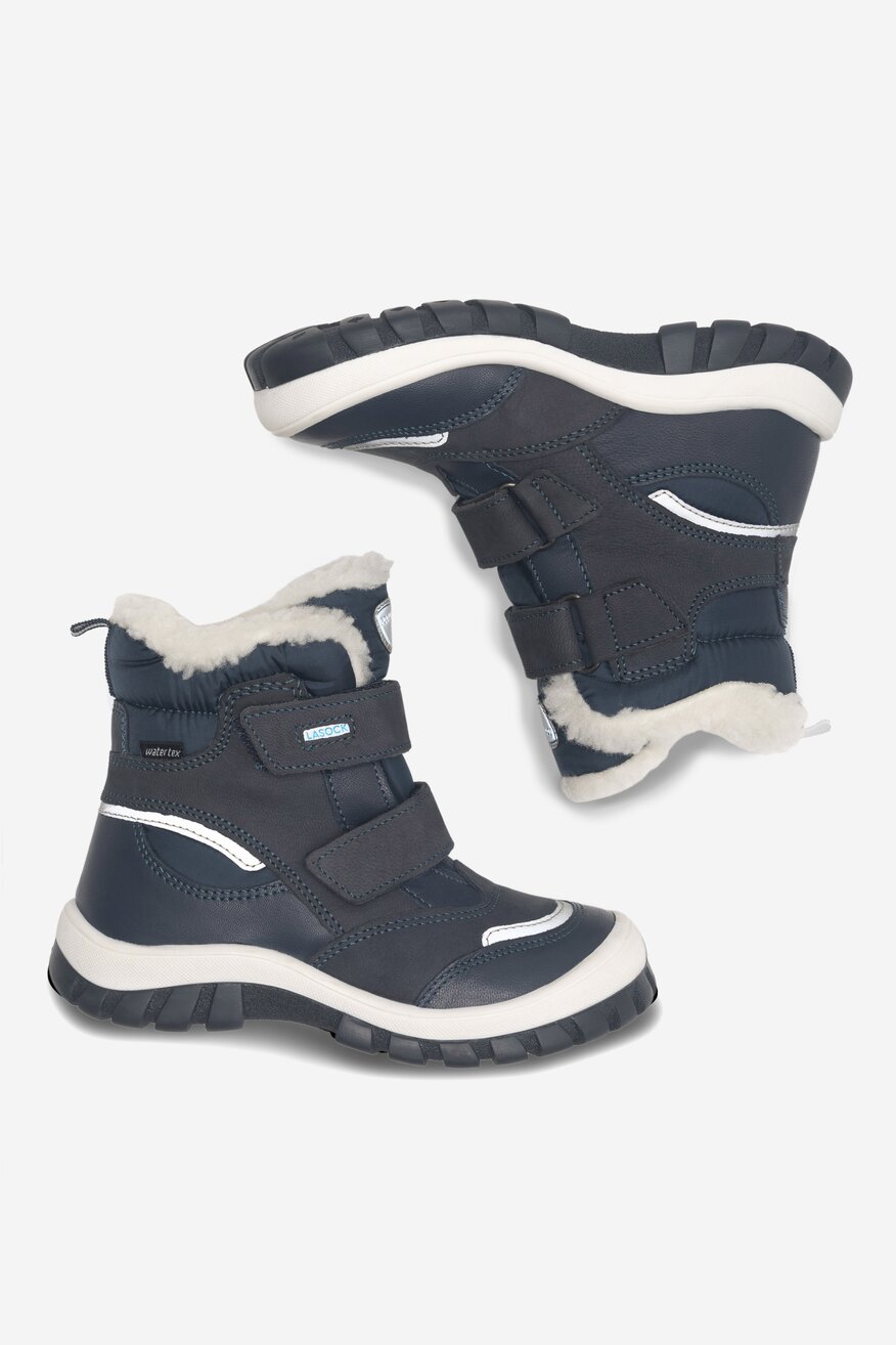 
                Lasocki Kids - Trzewiki skórzane ocieplane - 5904862959696