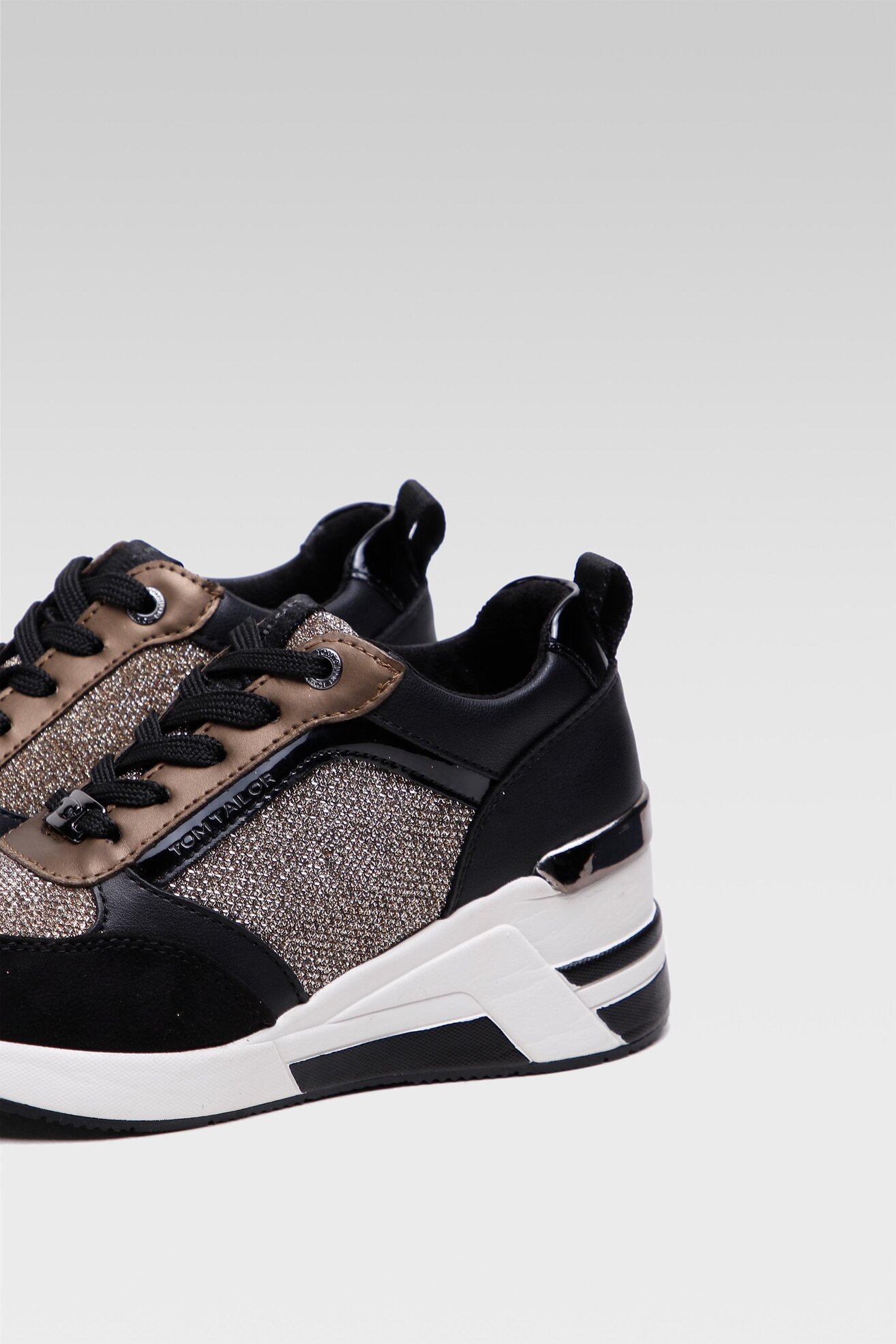 Półbuty Tom Tailor 219260400 Czarny