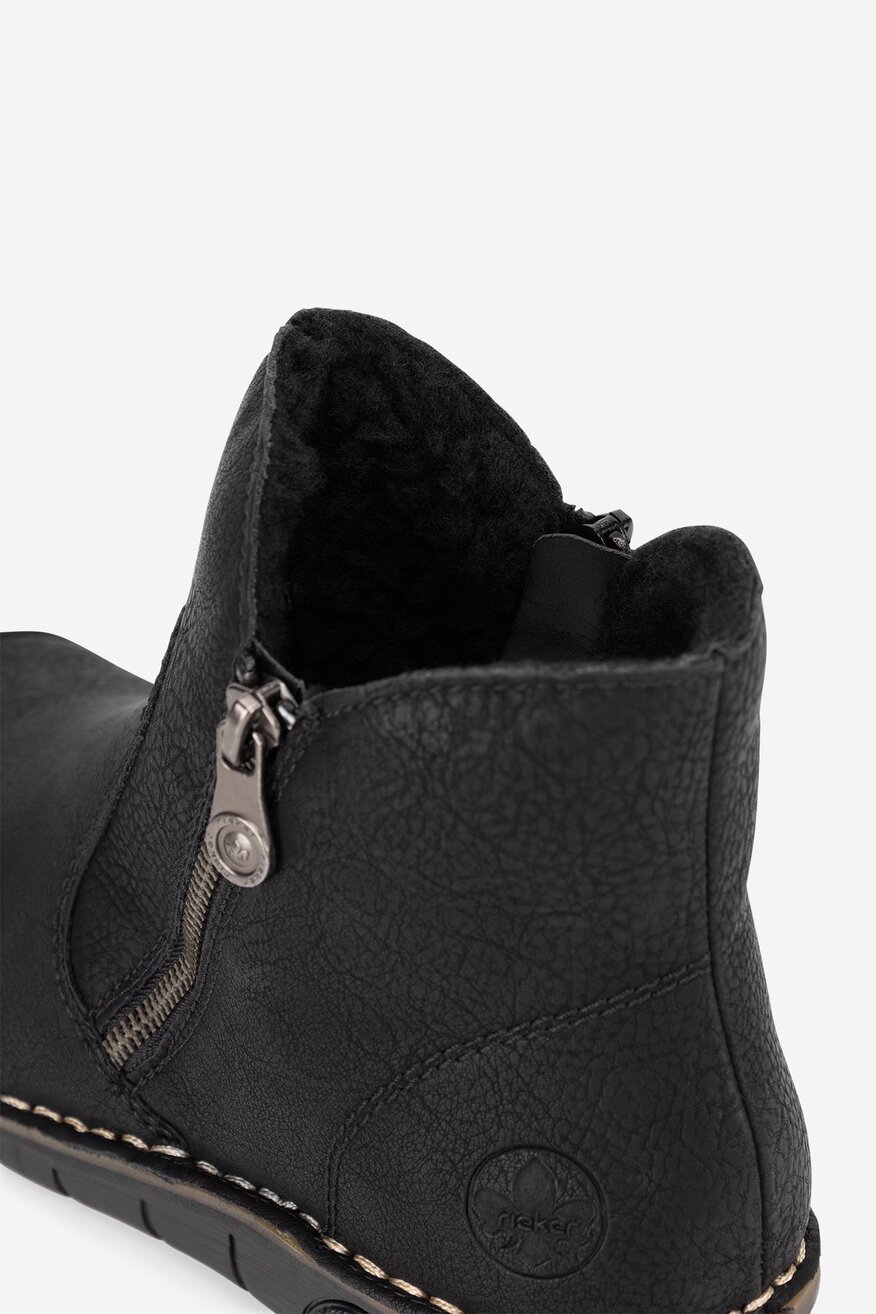 Ghete Rieker NEGRU - 2230068903519