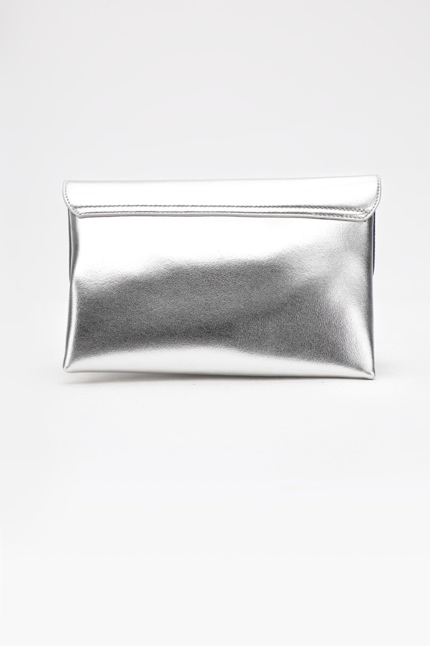 
                Jenny Fairy - Torebka metaliczna srebrna - 5903698185736