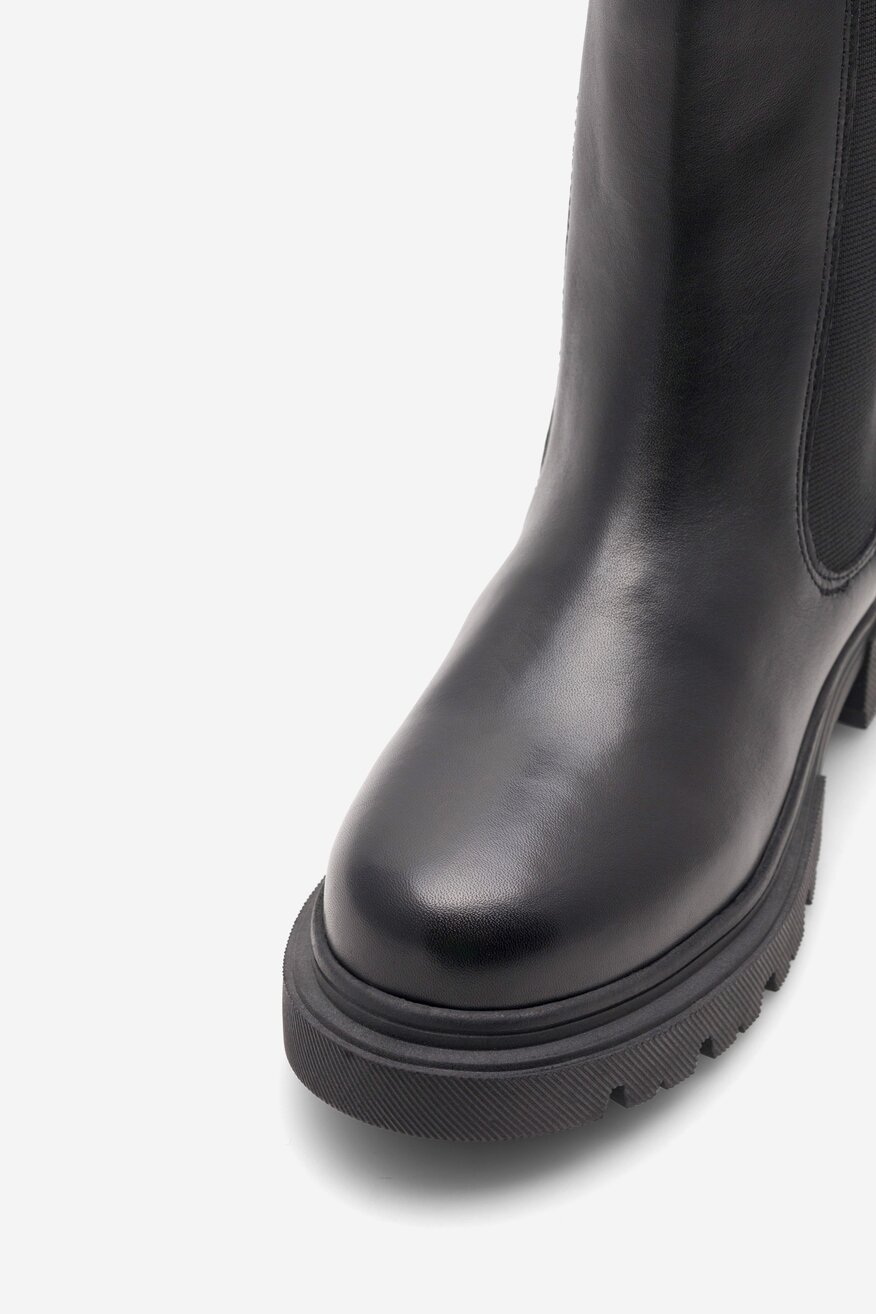 
                Lasocki - Sztyblety skórzane ocieplane - 5904862933672