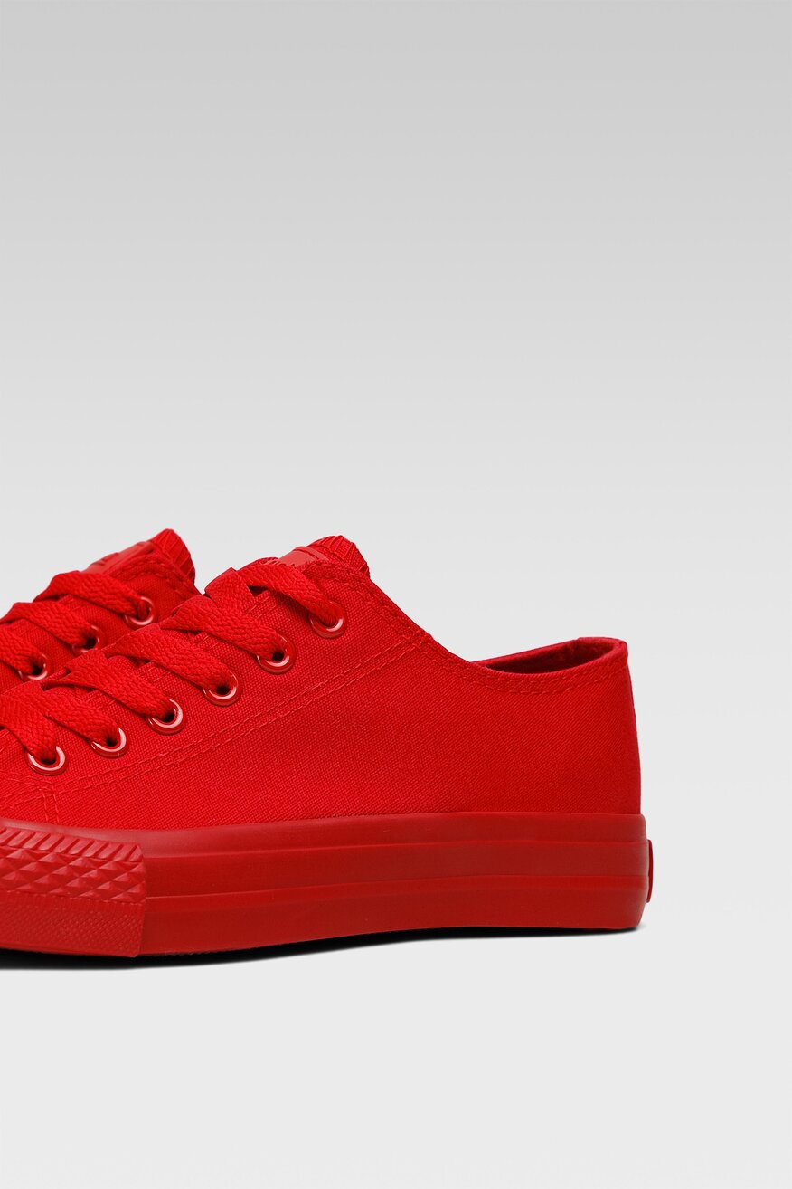 
                Sprandi - Trampki czerwone sznurowane - 5903698951010