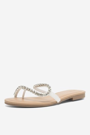 Шльопанець DeeZee GIVE ME ALL LS5712-13A БІЛИЙ