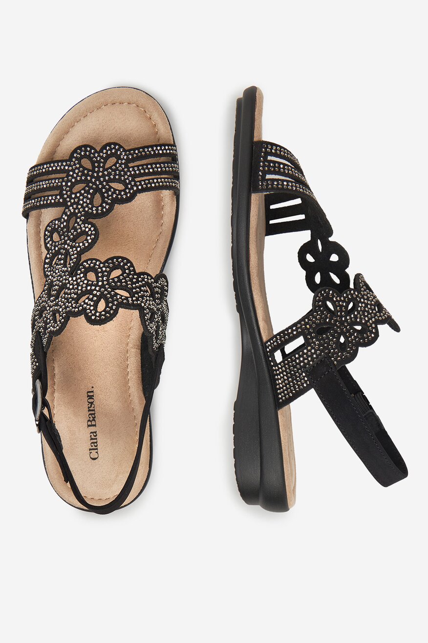 Sandale Clara Barson NEGRU - 5904862999272