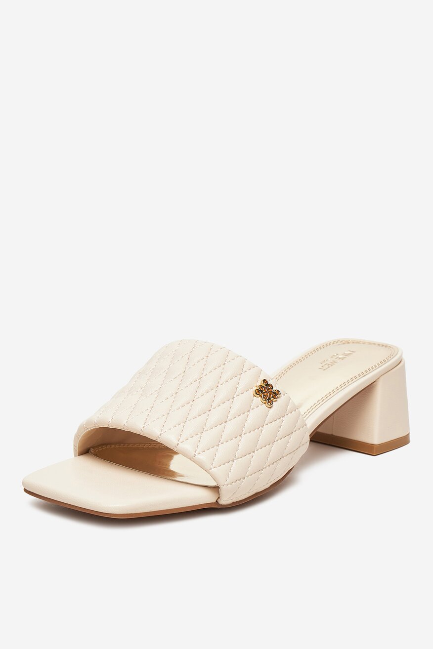 NINE WEST - Klapki na słupku - 5906751044513