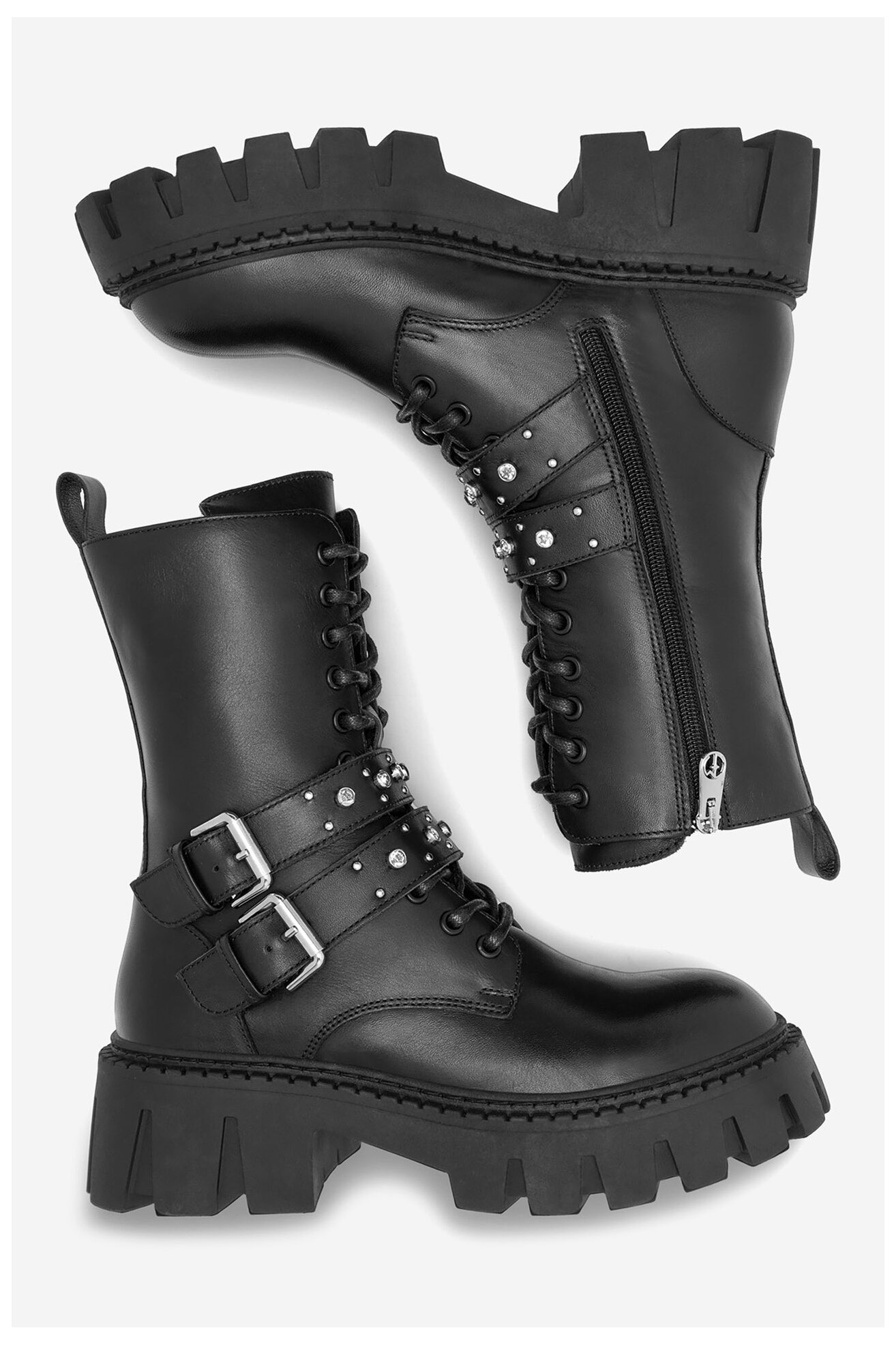 Bocanci EVA MINGE GANDRA-8326 NEGRU