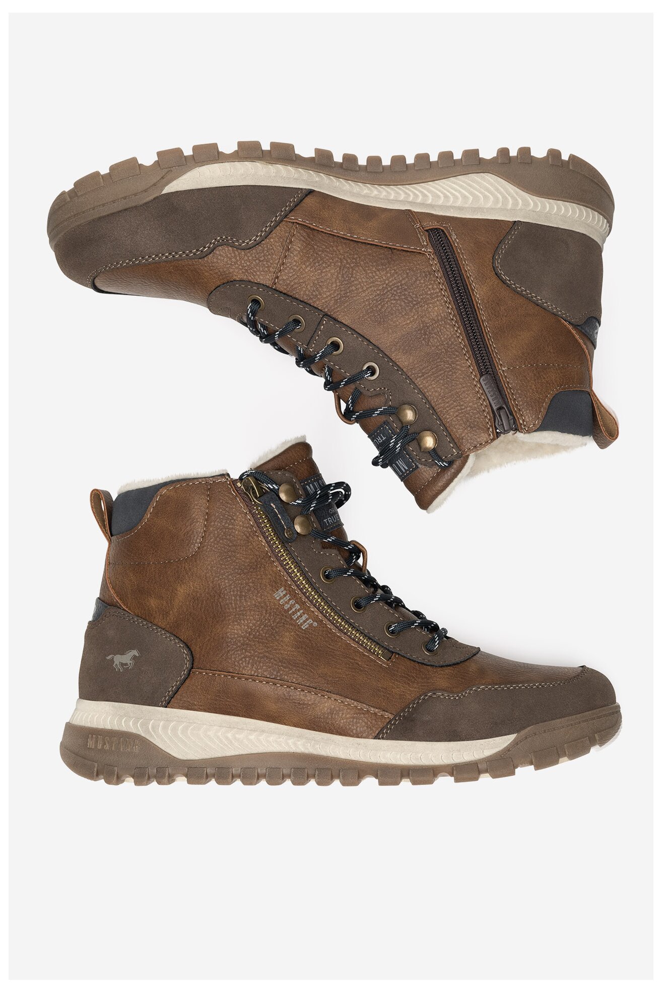 Trzewiki Mustang 4202-601 Brązowy