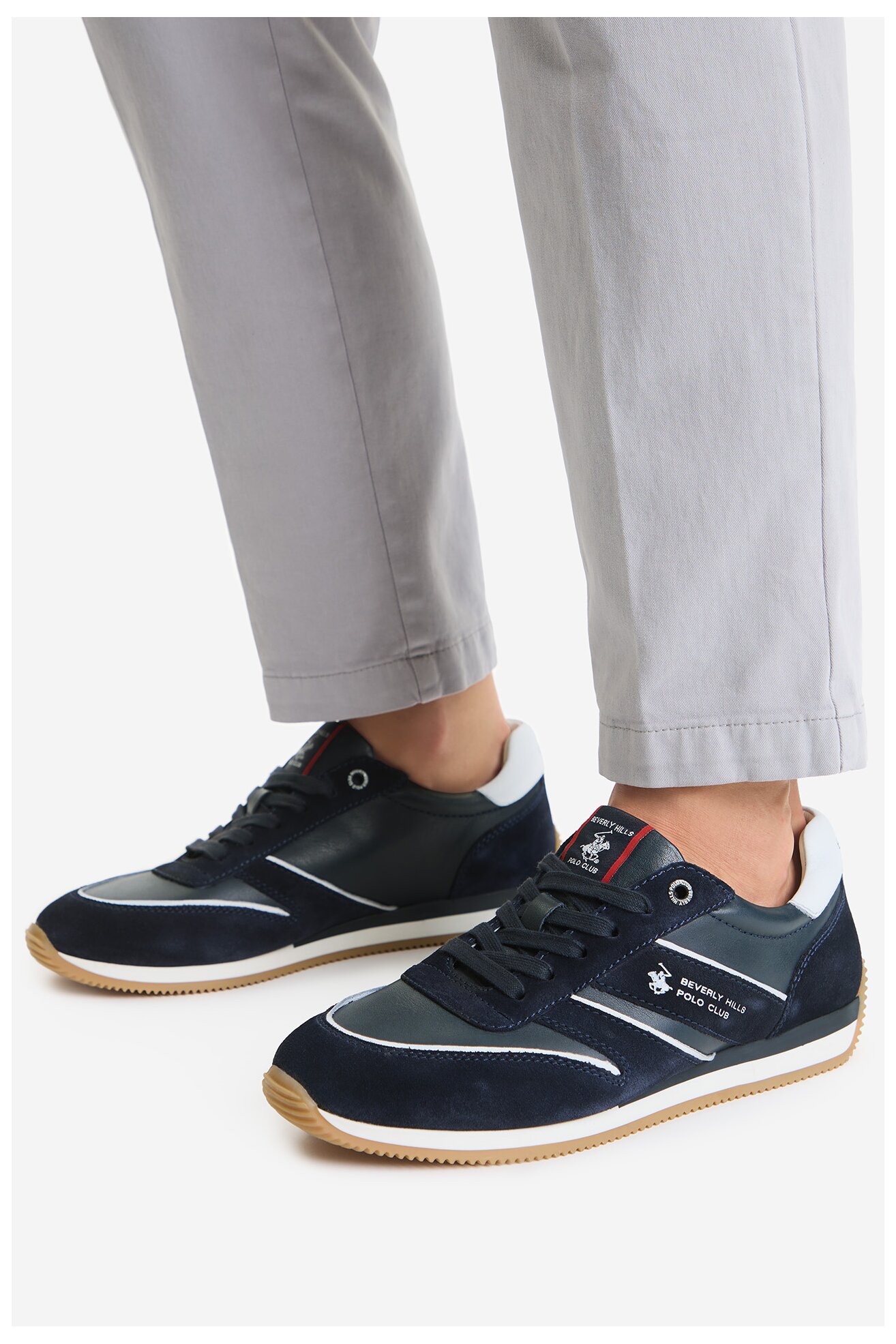 Sneakers Beverly Hills Polo Club EO-SCOTT-12 MI08 Granatowy