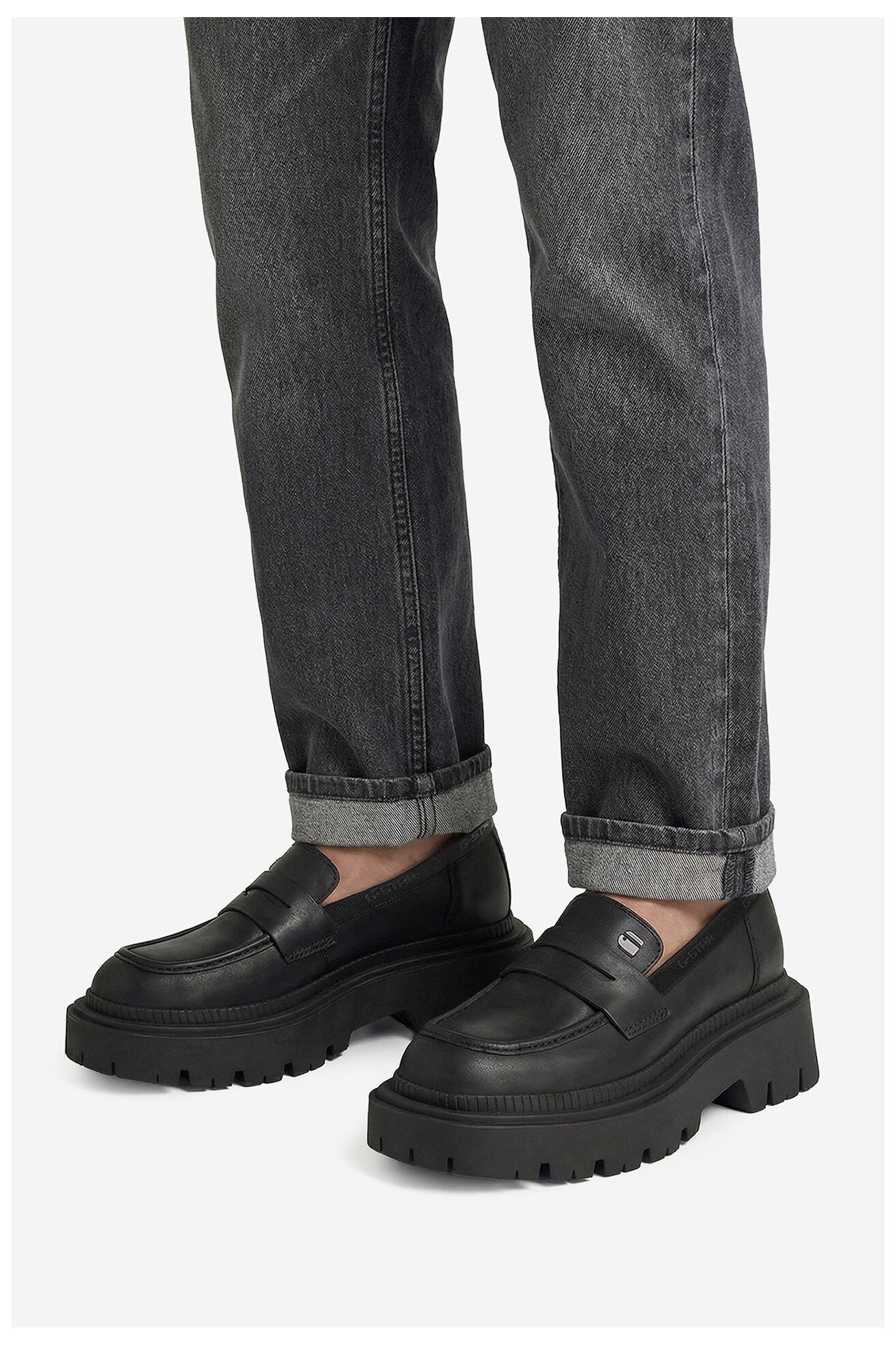 Mokasyn G-STAR RAW CEO-WI34-JOSIA-04 Czarny