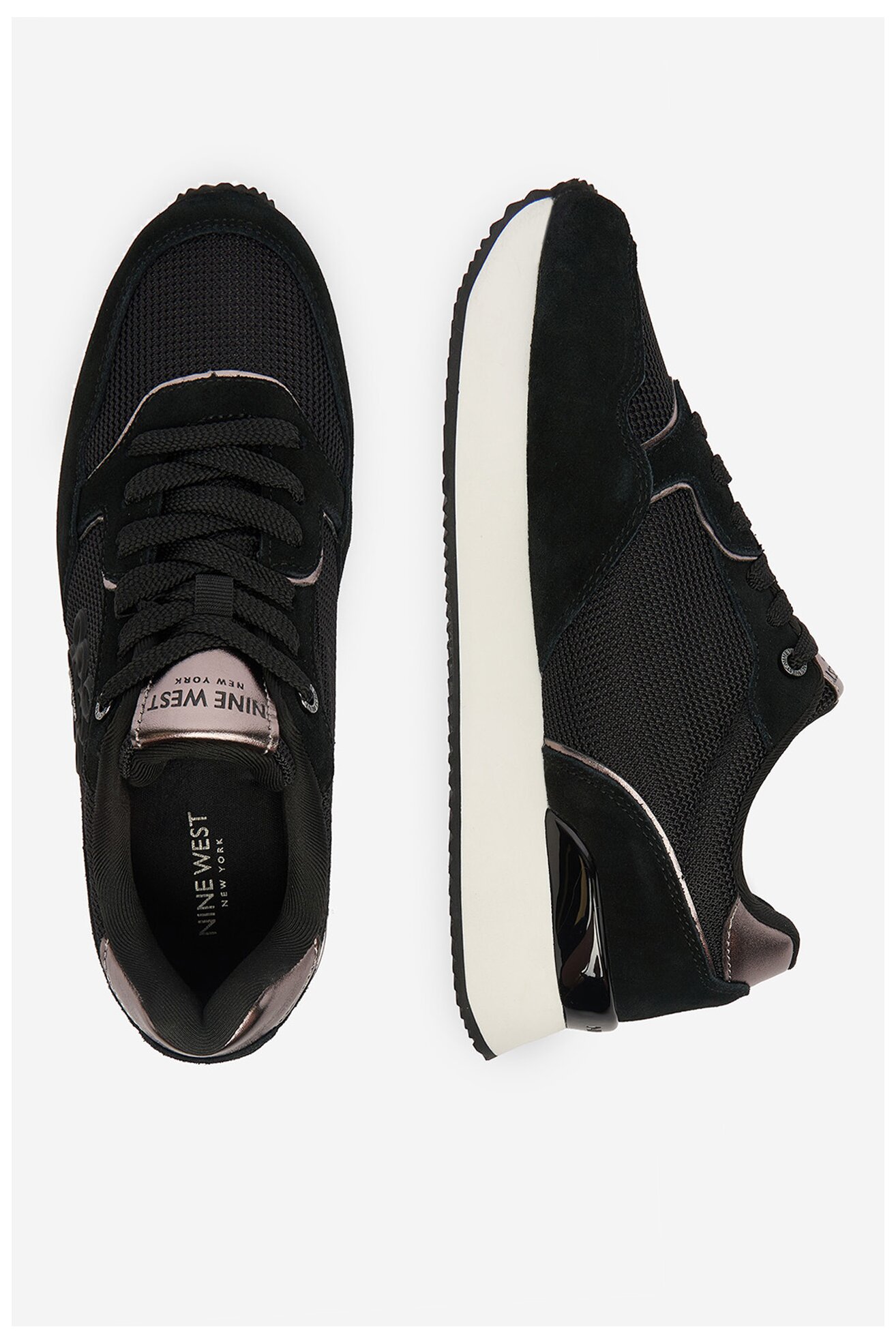 Sneakers NINE WEST EO-H24049 Czarny