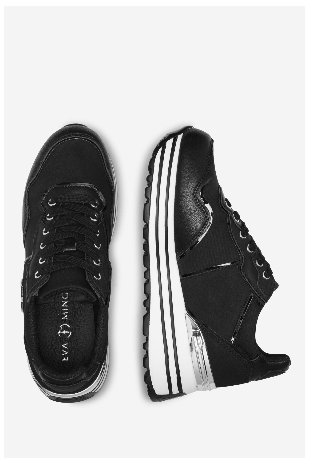 Кросівки EVA MINGE WYL3795-3 ЧОРНИЙ