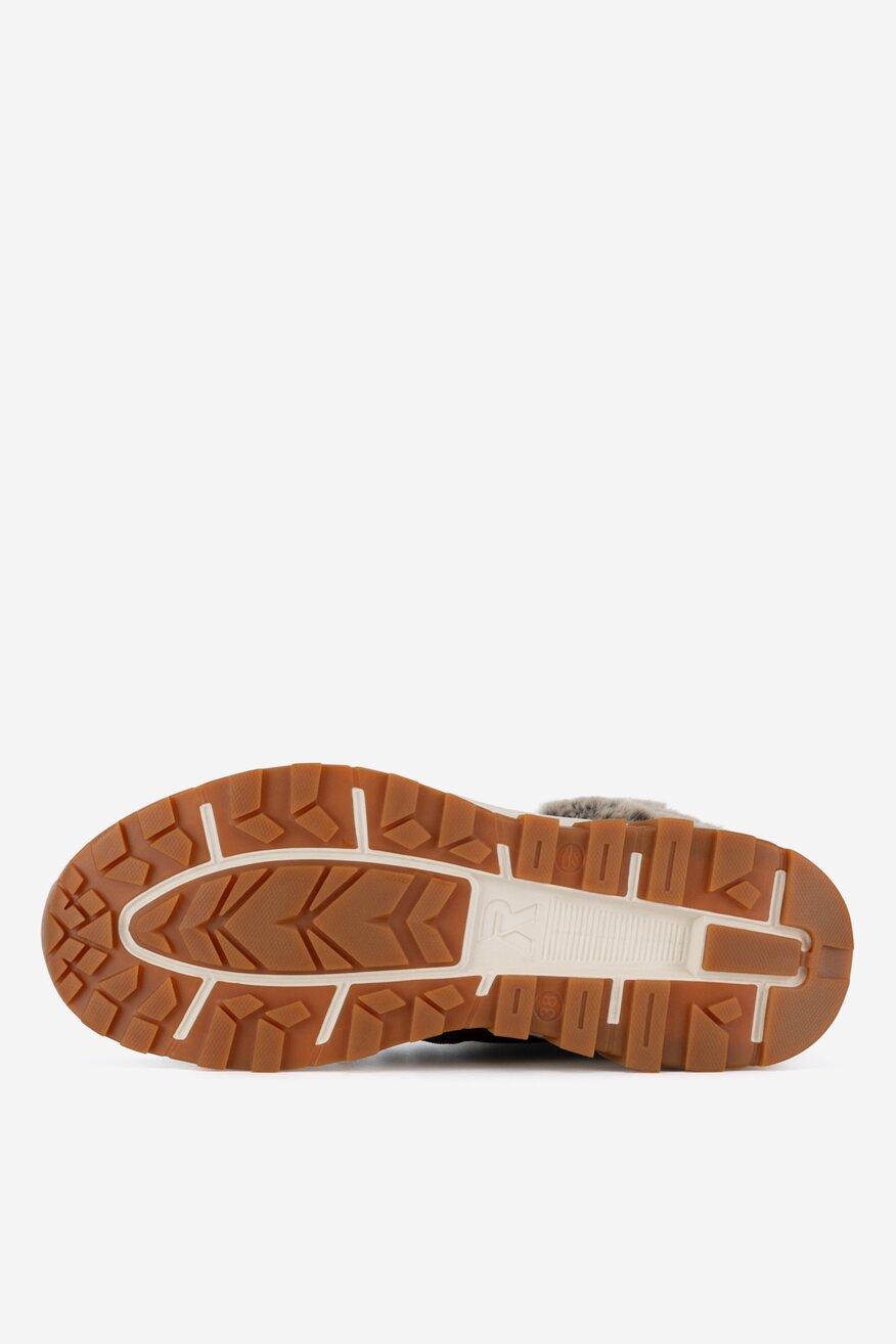 Rieker Revolution Lifestyle - Trzewiki skórzane ocieplane - 2230062963823