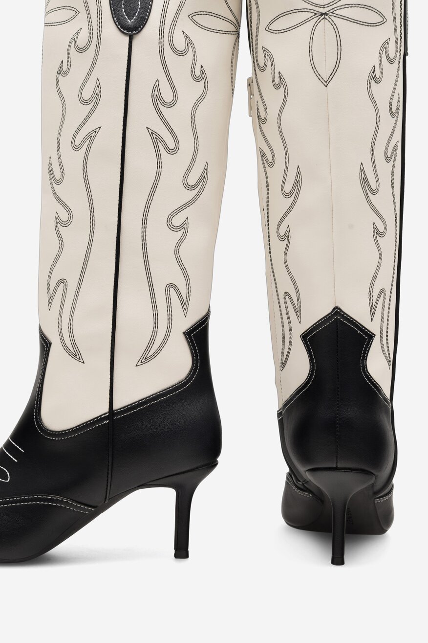 NINE WEST - Kowbojki na szpilce - 5905588143819