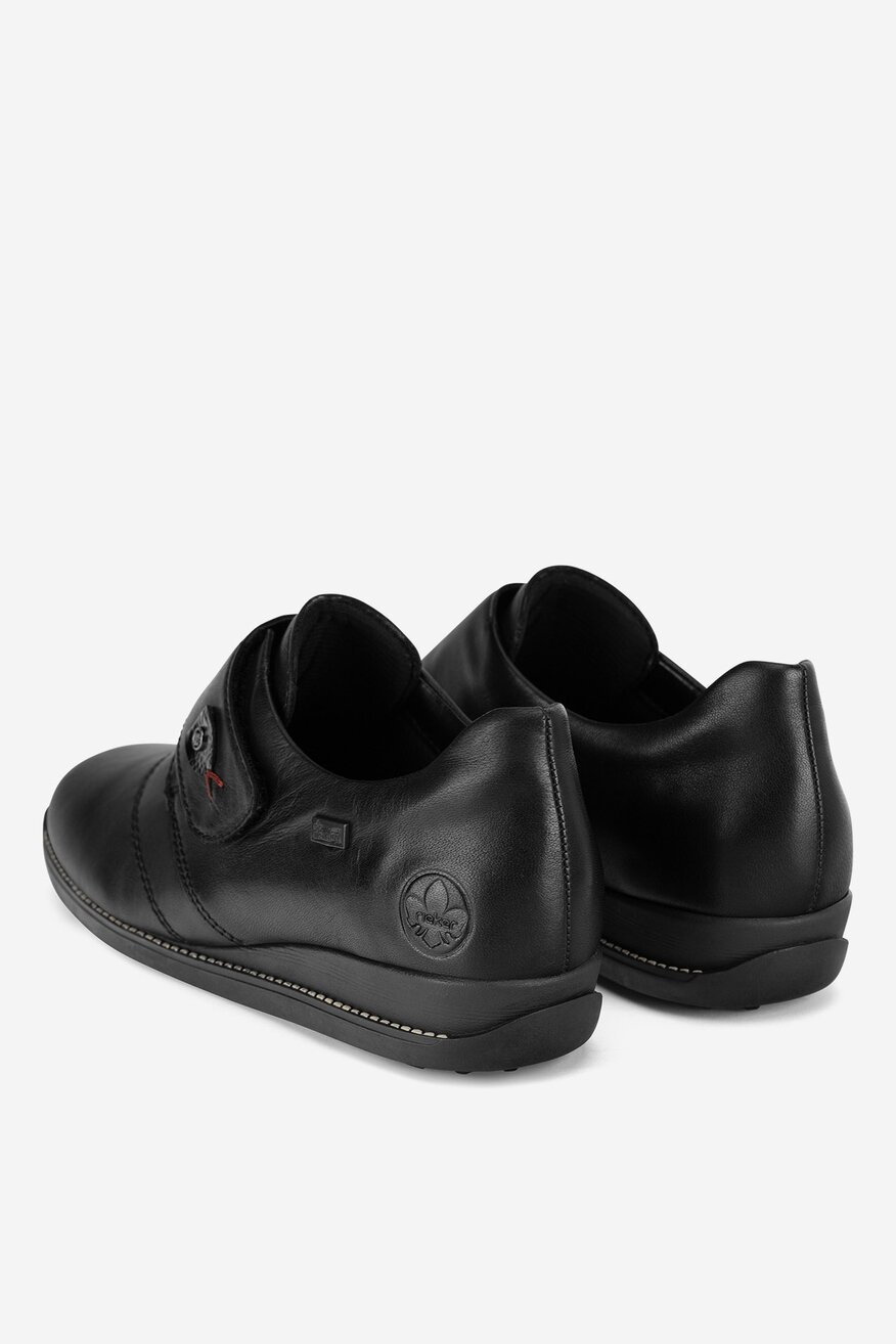 
                Rieker - Półbuty skórzane na rzepy - 2230062973891