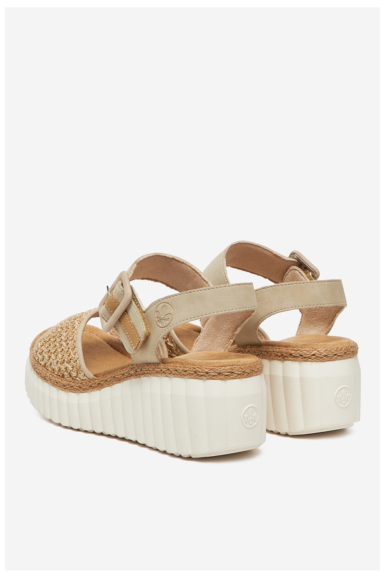 Sandały Rieker 69176-62 Beżowy