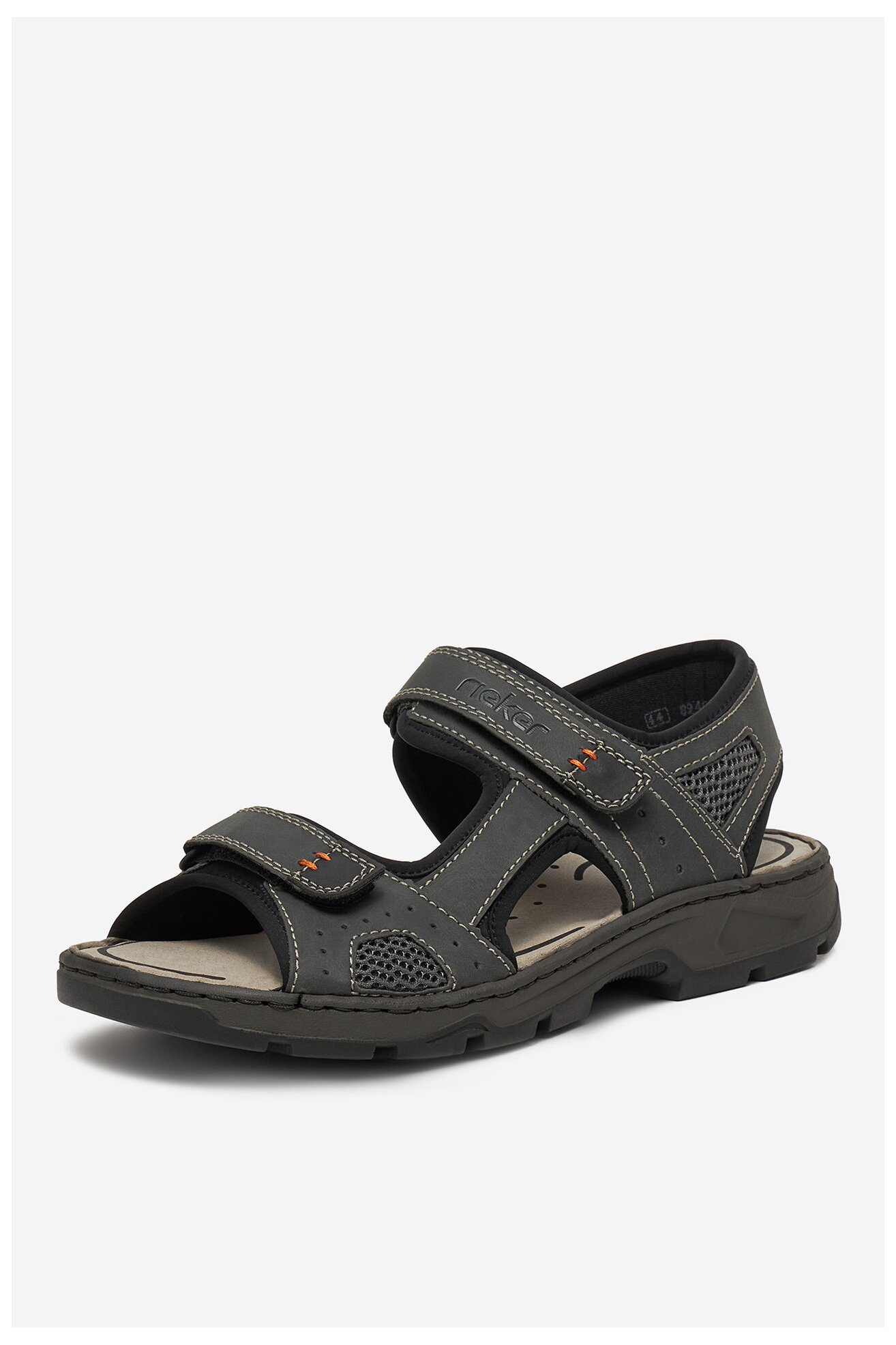 Szandál Rieker 26156-47 FEKETE