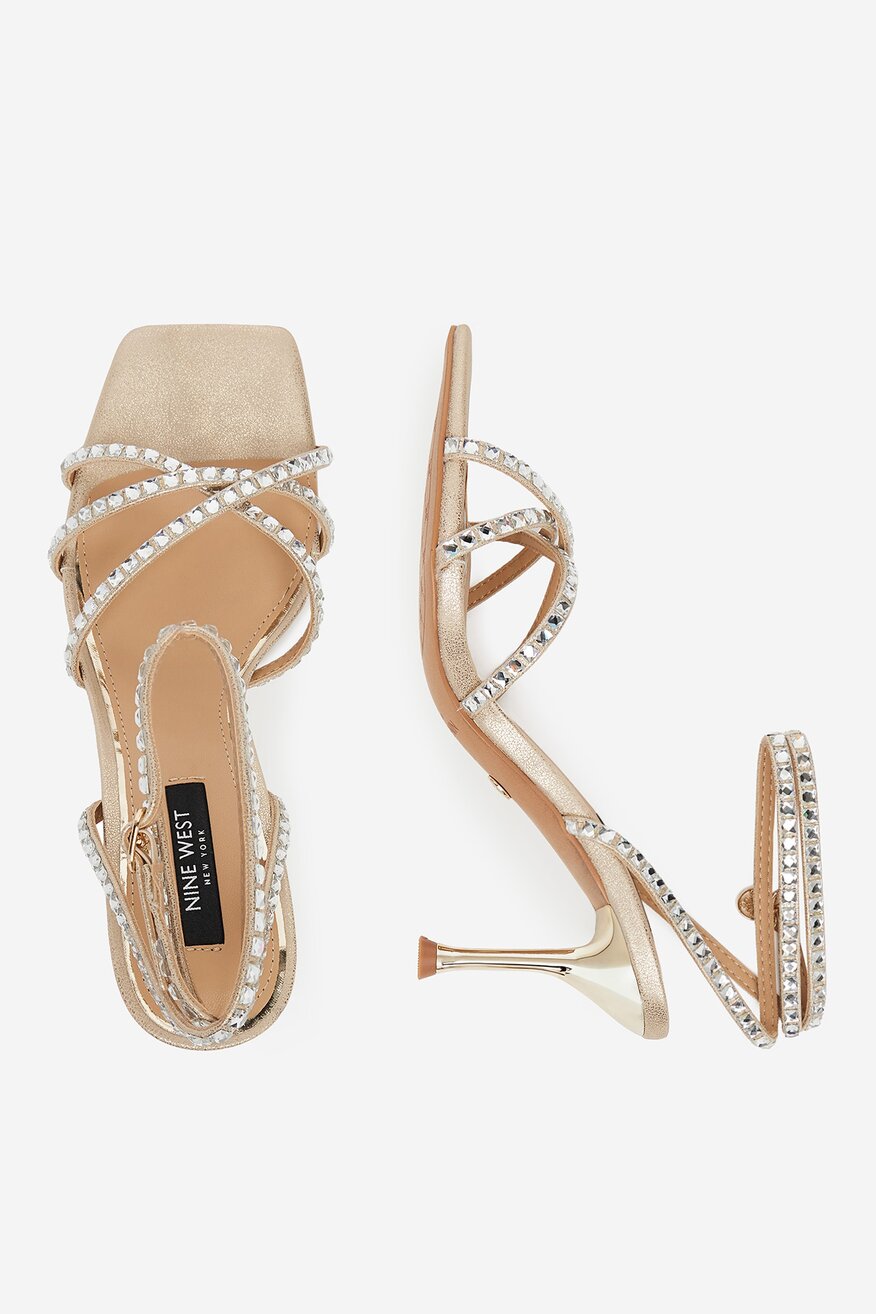 Sandály NINE WEST ZLATÁ - 5906751045961