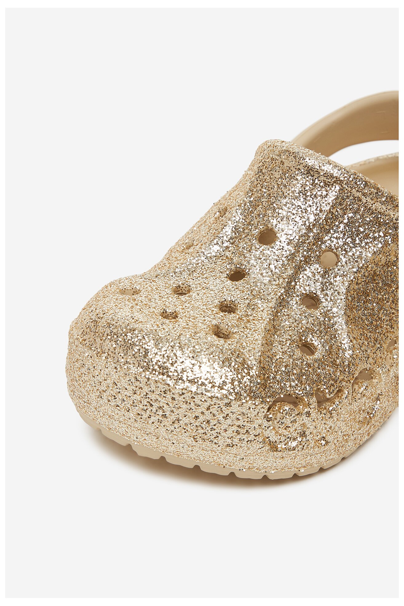 Папуче за базен Crocs C-BAYA GLITTER CLOG T 207014-11S ZLATNA
