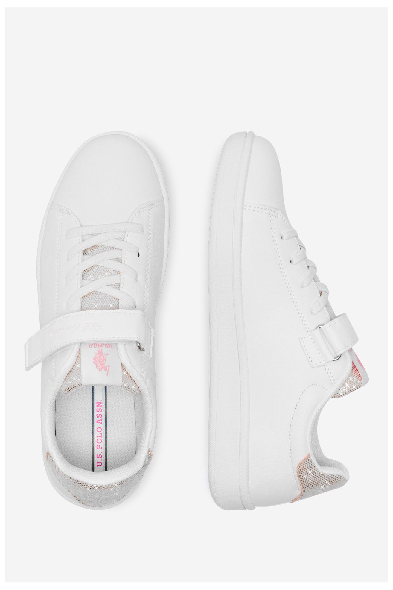 Сникърси U.S. POLO ASSN. TRACE003 БЯЛ