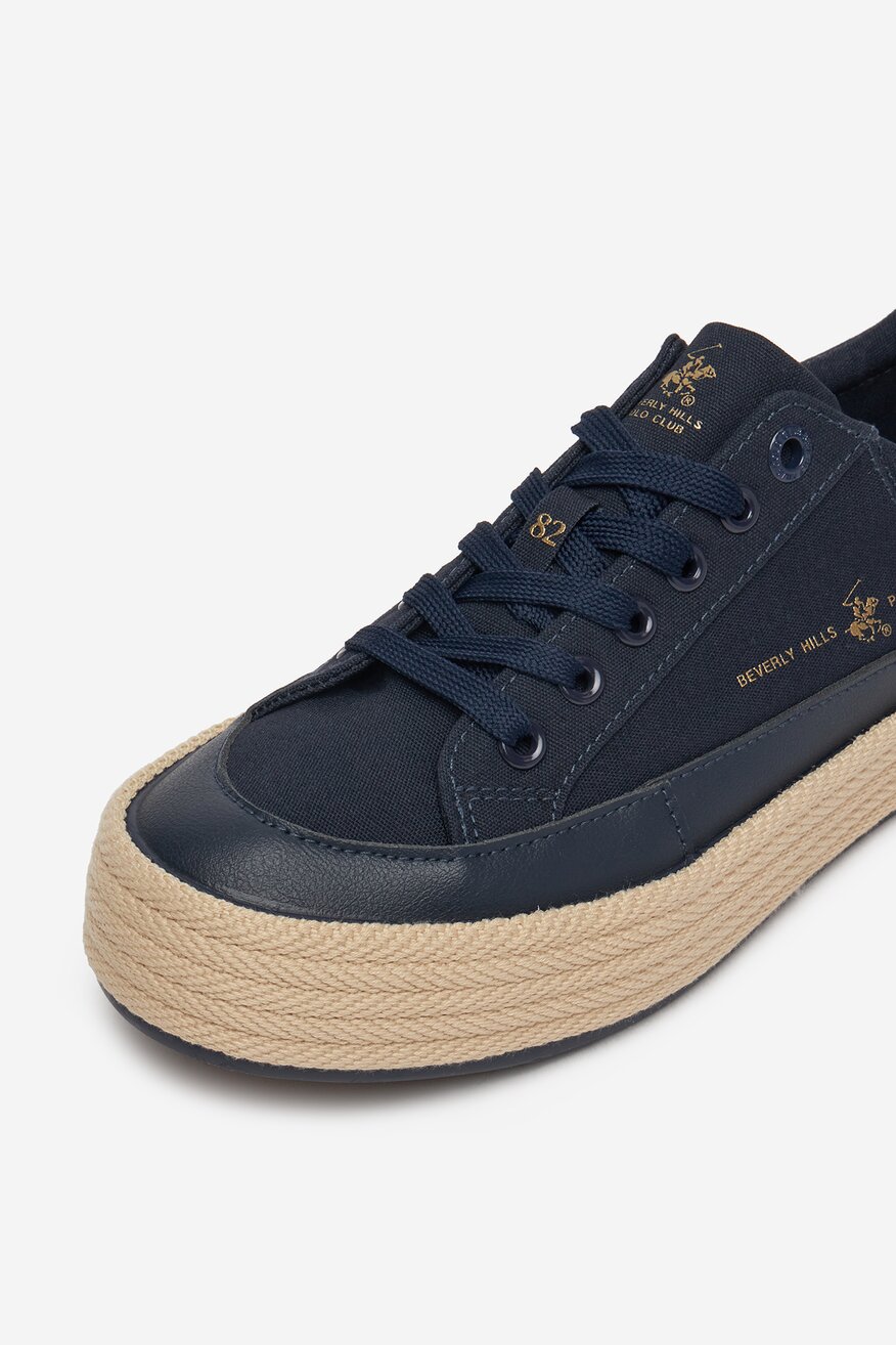 Espadrille Beverly Hills Polo Club SÖTÉTKÉK - 5906751143537