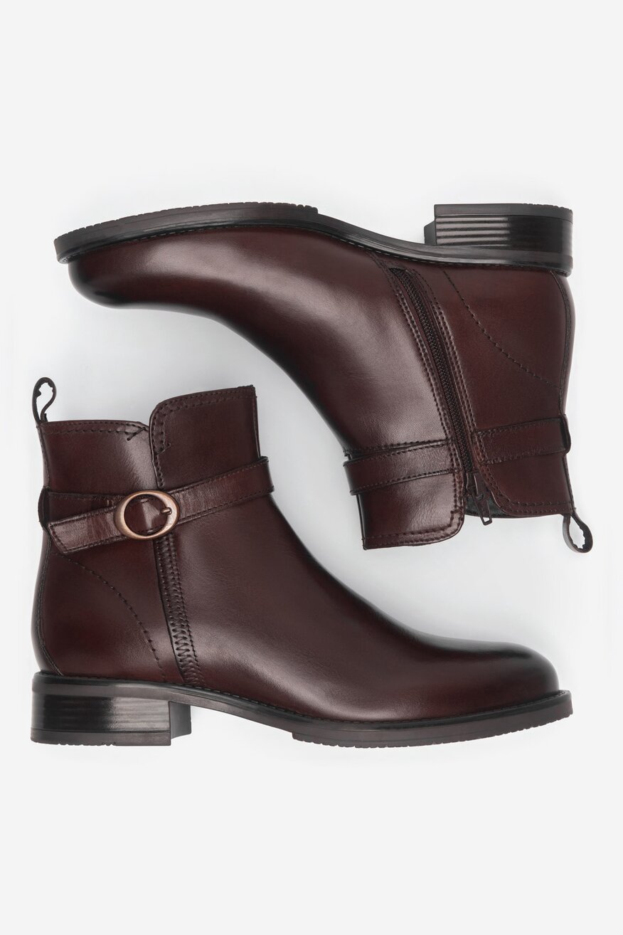 Lasocki - Botki skórzane ocieplane - 5905588736745