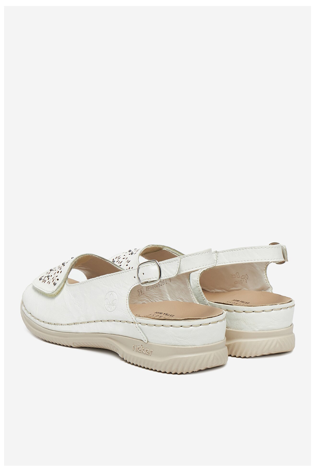 Szandál Rieker V7450-80 FEHÉR