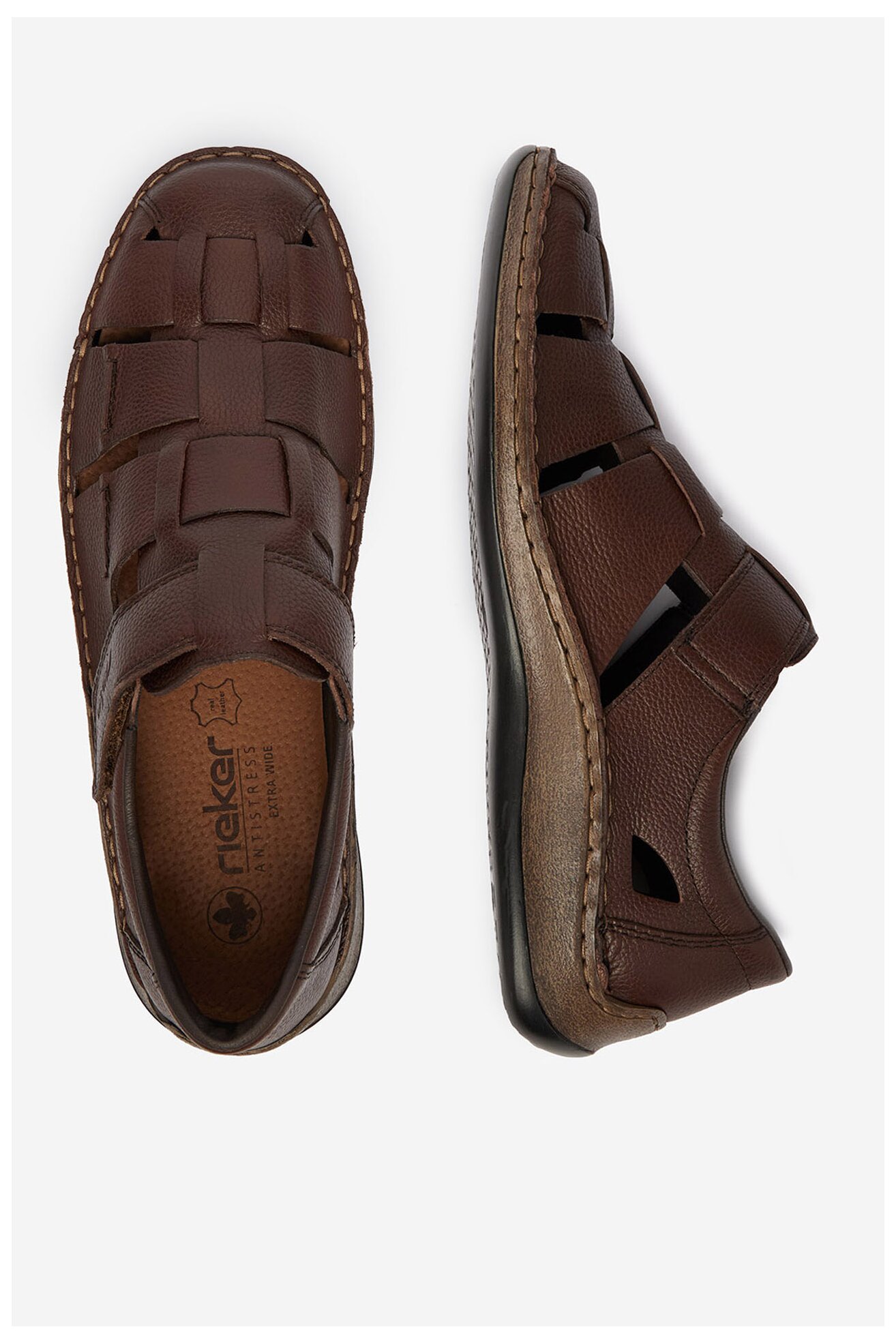 Sandały Rieker CEO-05281-25 Brązowy ciemny