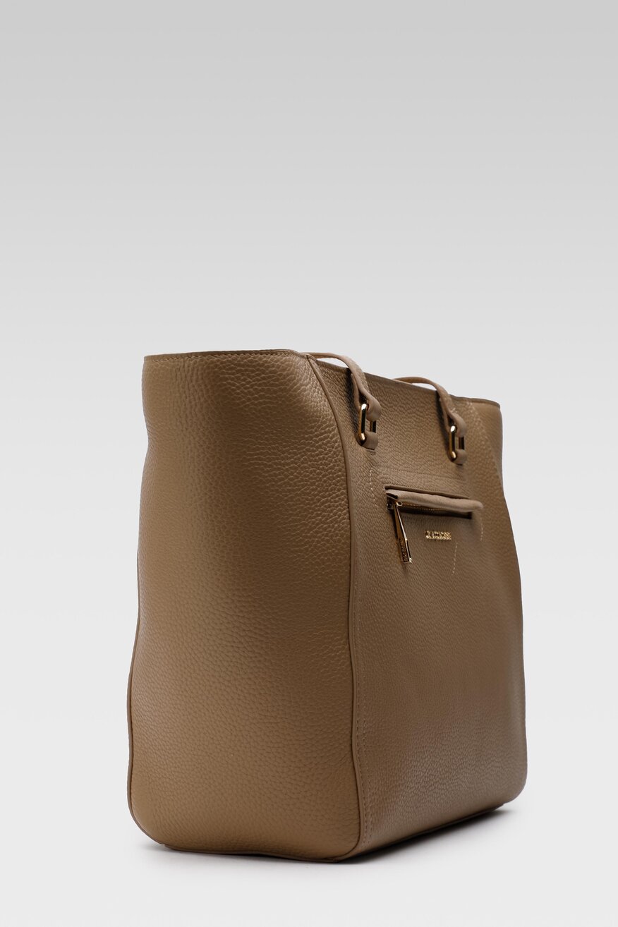 
                Gino Rossi - Torebka skórzana brązowa - 5904862050867