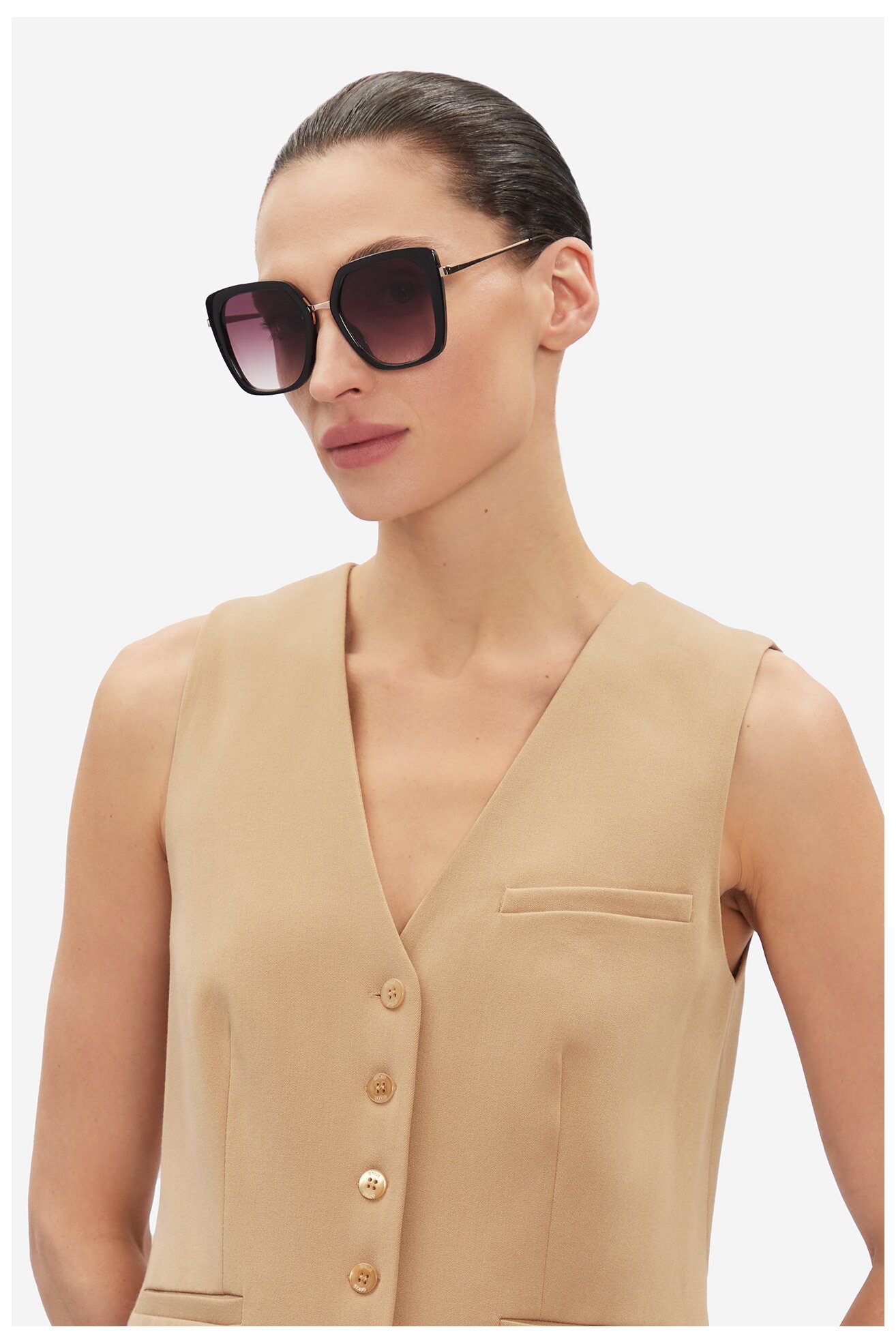 Ženske sunčane naočare Jenny 4WF-021-SS25 CRNA