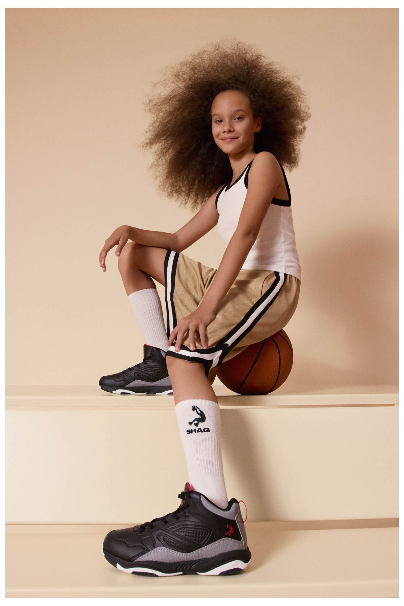 Încălțăminte sport SHAQ SHAQNOTIZE J AQ95000Y-BR NEGRU