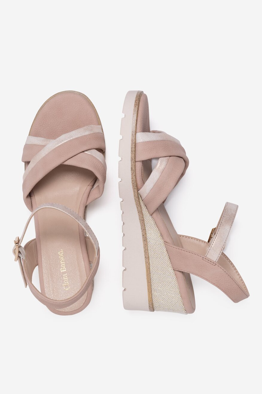 
                Clara Barson - Sandały na koturnie - 5905588575559