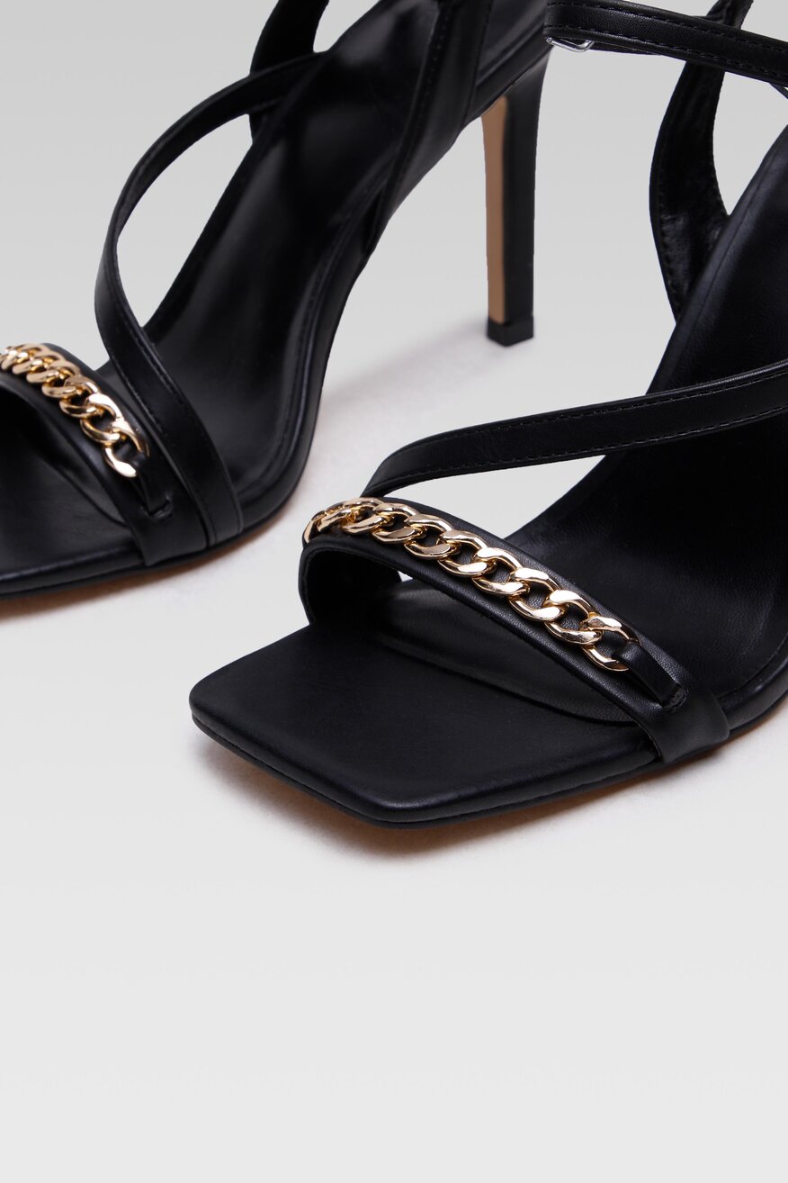 
                Jenny Fairy - Sandały z aplikacją czarne - 5904248456610