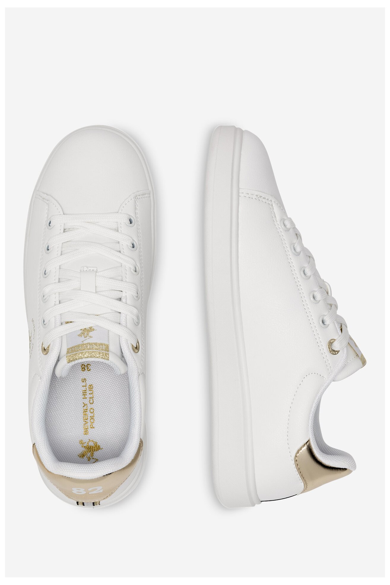 Сникърси Beverly Hills Polo Club V12-762(V)DZ БЯЛ