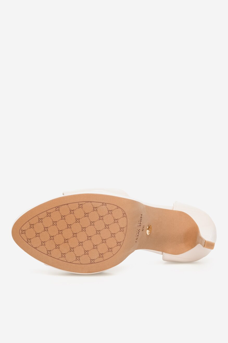 Sandály NINE WEST BÍLÁ - 5905588592228
