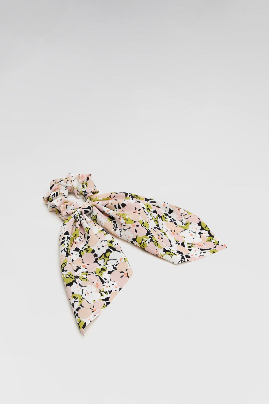 
                ACCCESSORIES - Gumka do włosów z printem różowe - 5904248301033