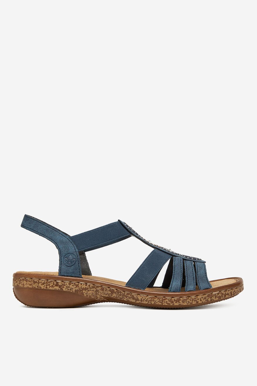 
                Сандали Rieker ТЪМНОСИН - 2230078396981