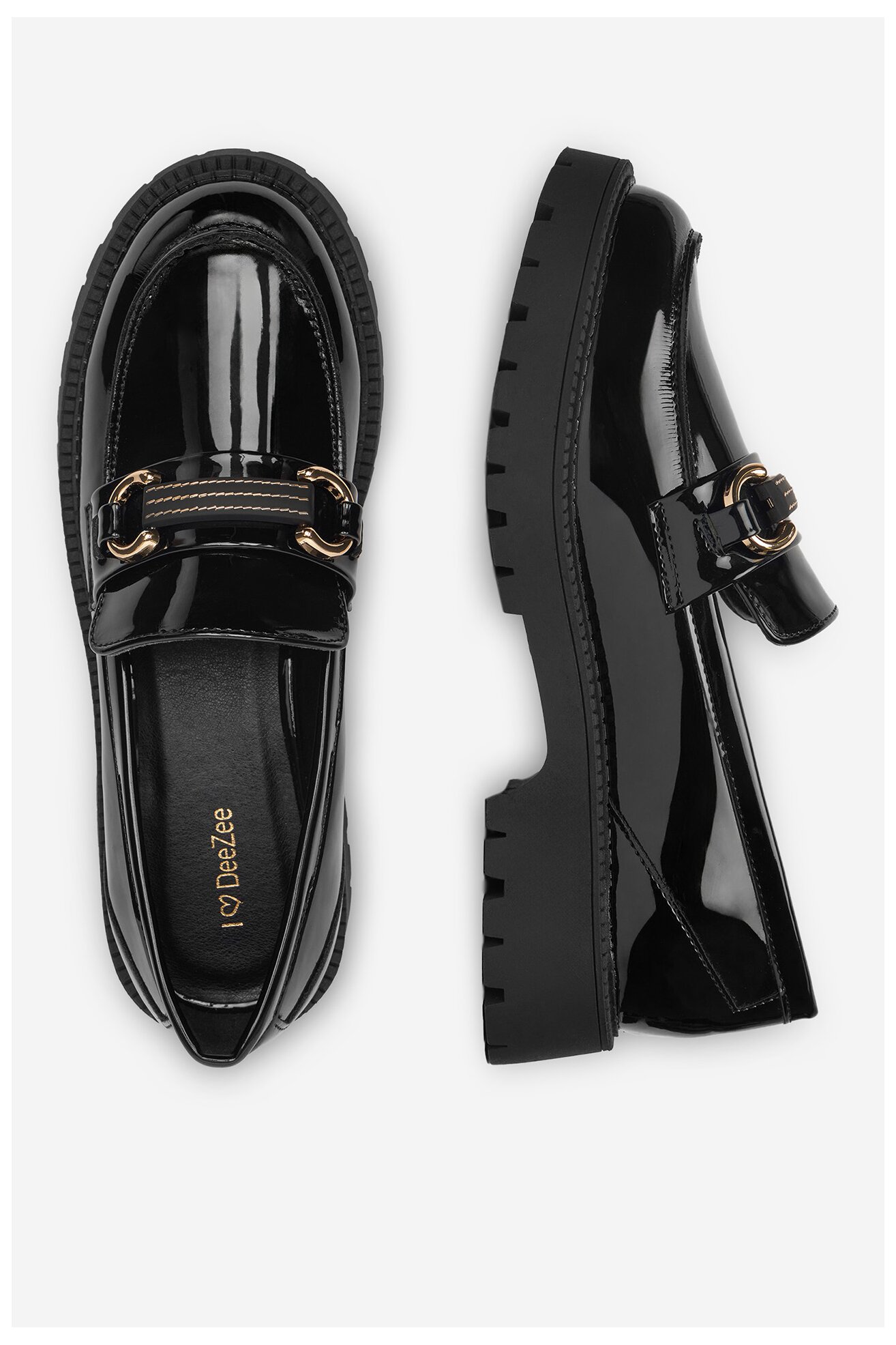 Mokasyn DeeZee 23038T235 Czarny