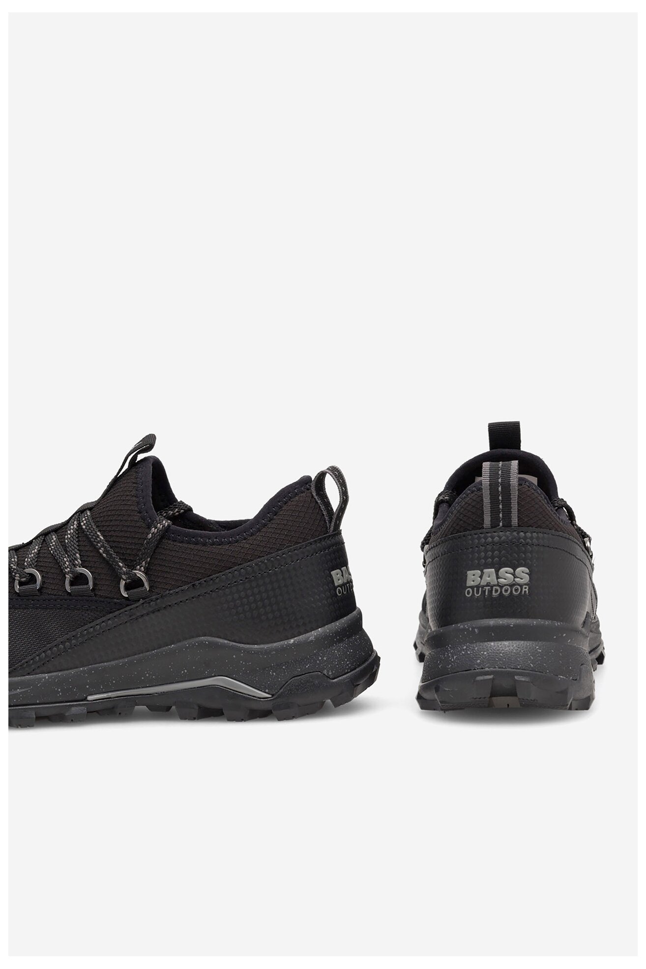 Obuwie sportowe BASS OUTDOOR BA22A304 BLACK - BLK Czarny