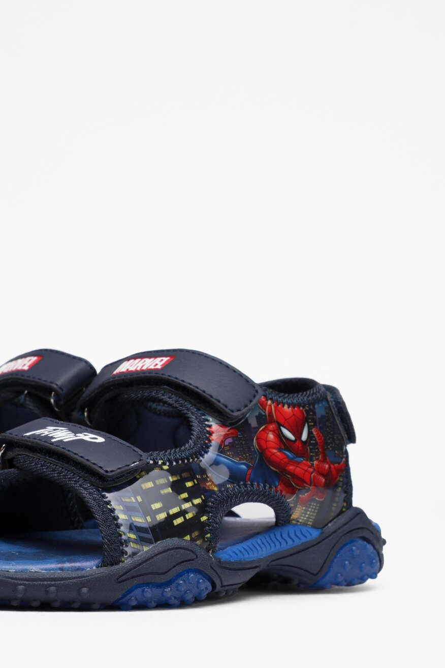Spider-Man - Sandały z printem granatowe - 5903698410760