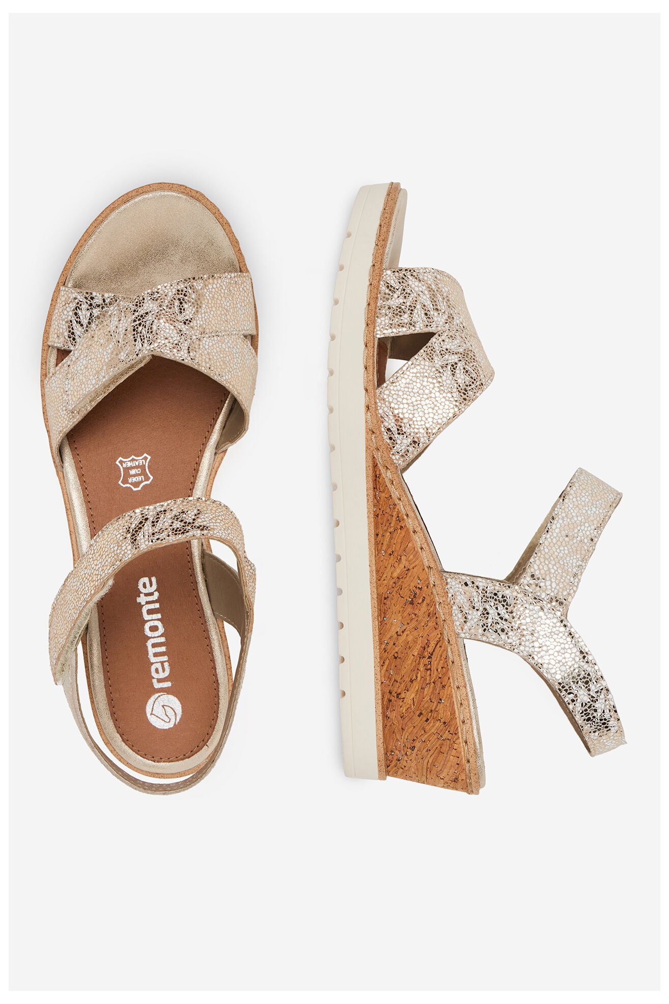 Сандали Remonte R6252-91 ЗЛАТИСТ