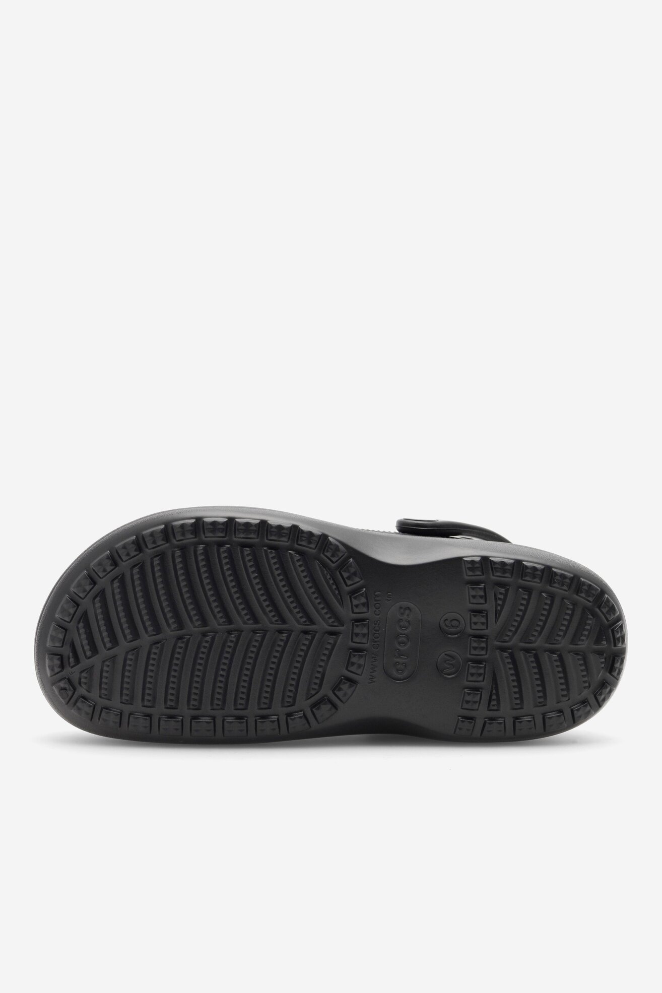 Klapki basenowe Crocs C-BAYA PLATFORM CLOG 208186-001 Czarny