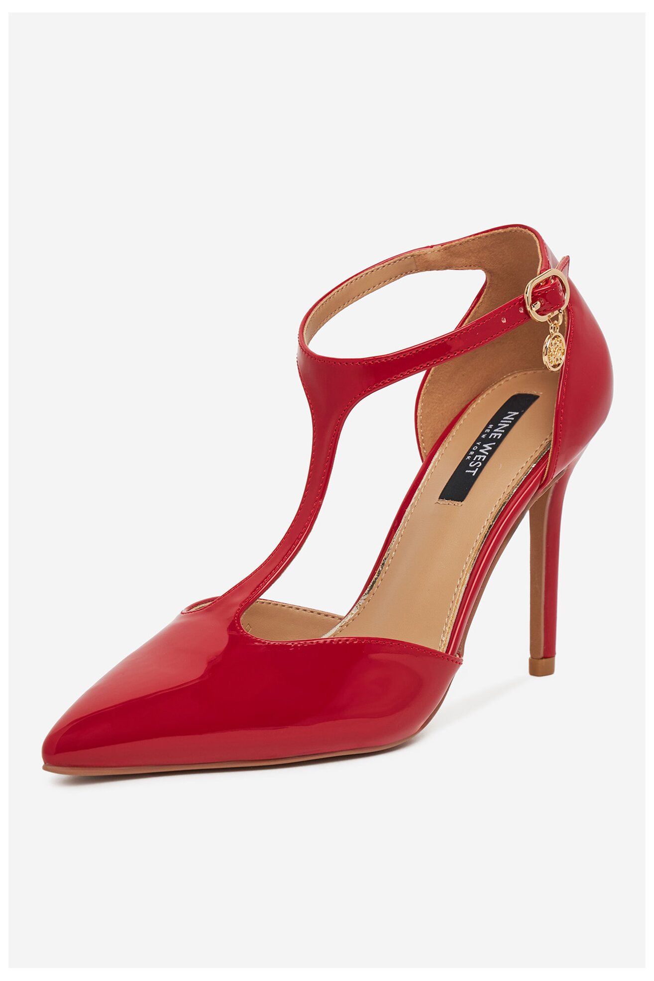 Lodičky NINE WEST WS21582-01 ČERVENÁ