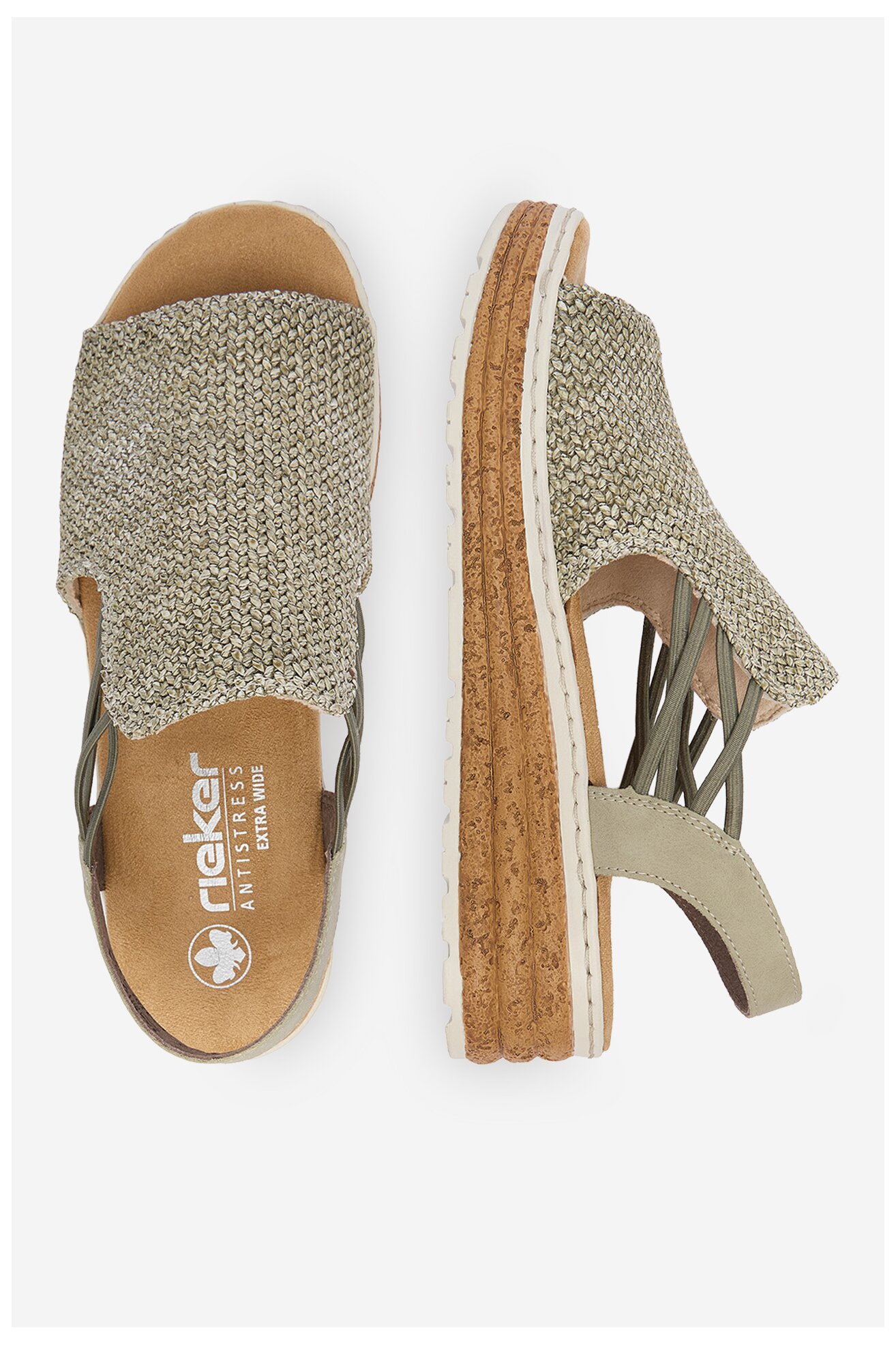 Сандали Rieker CEO-62741-52 СВЕТЛОМАСЛИНЕН