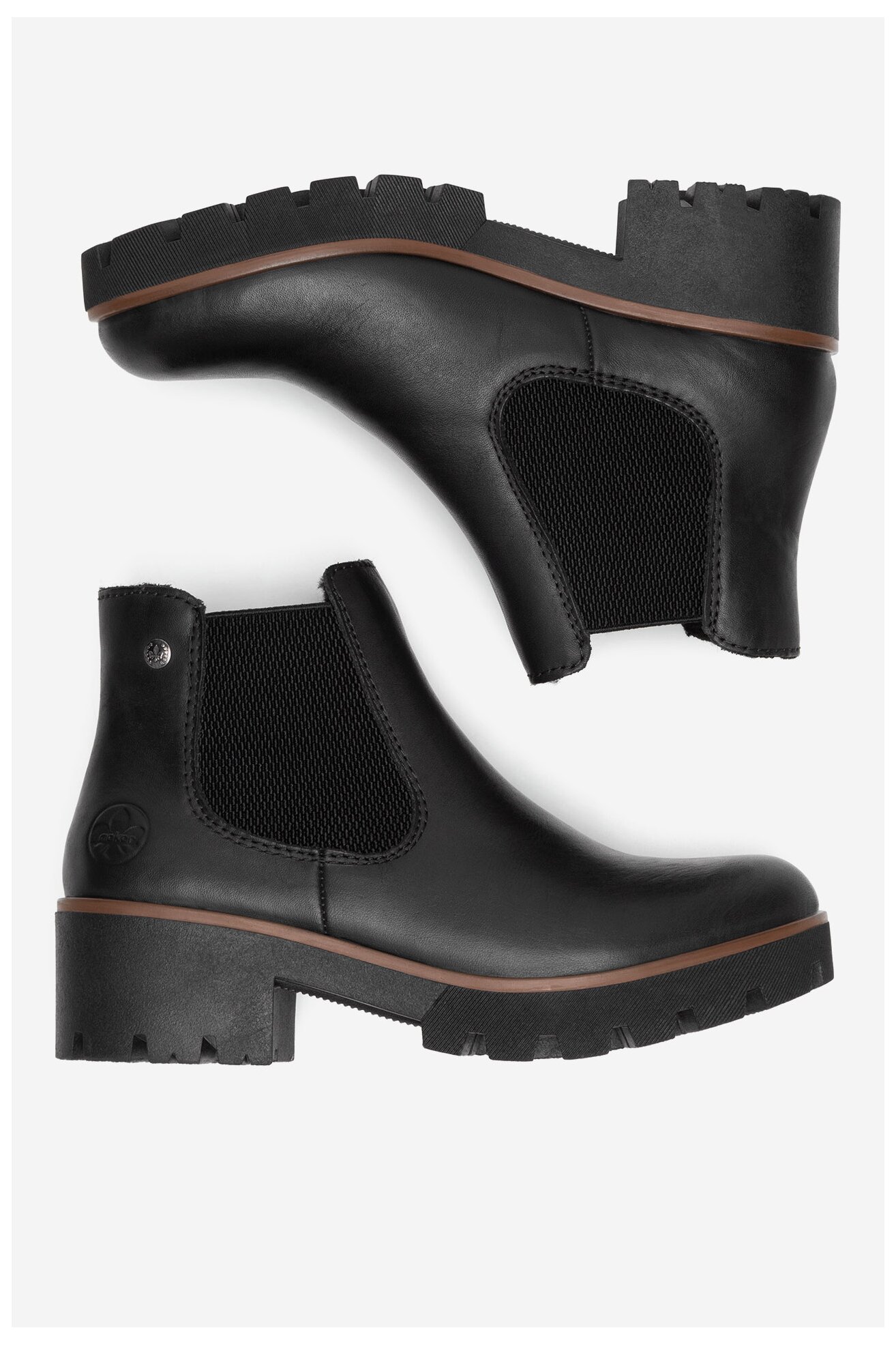 Ботильйони Rieker 79265-02 ЧОРНИЙ