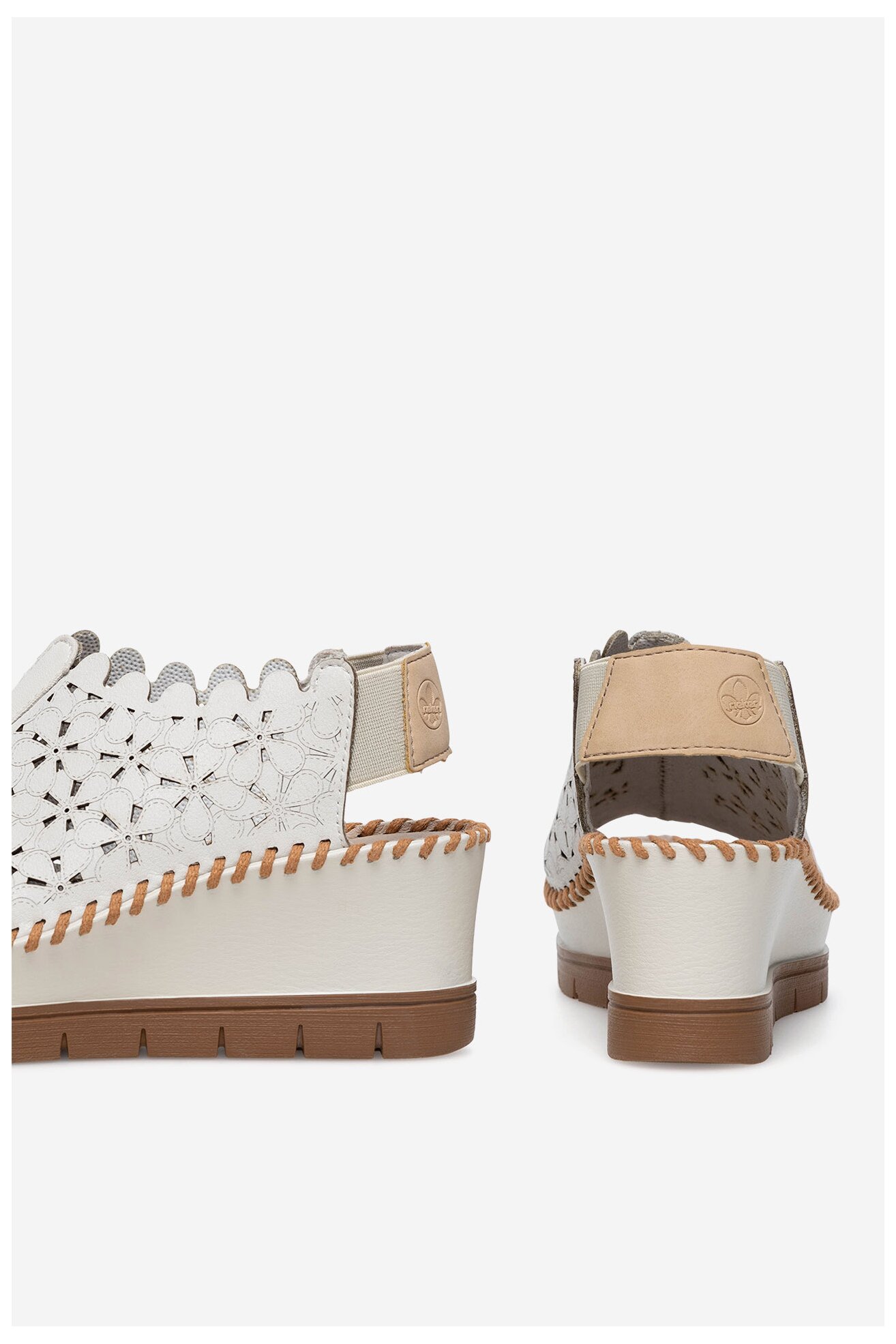 Szandál Rieker 60355-80 FEHÉR